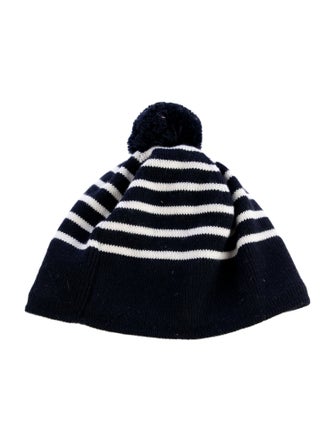 Saint James Wool-Blend Knit Pattern Beanie