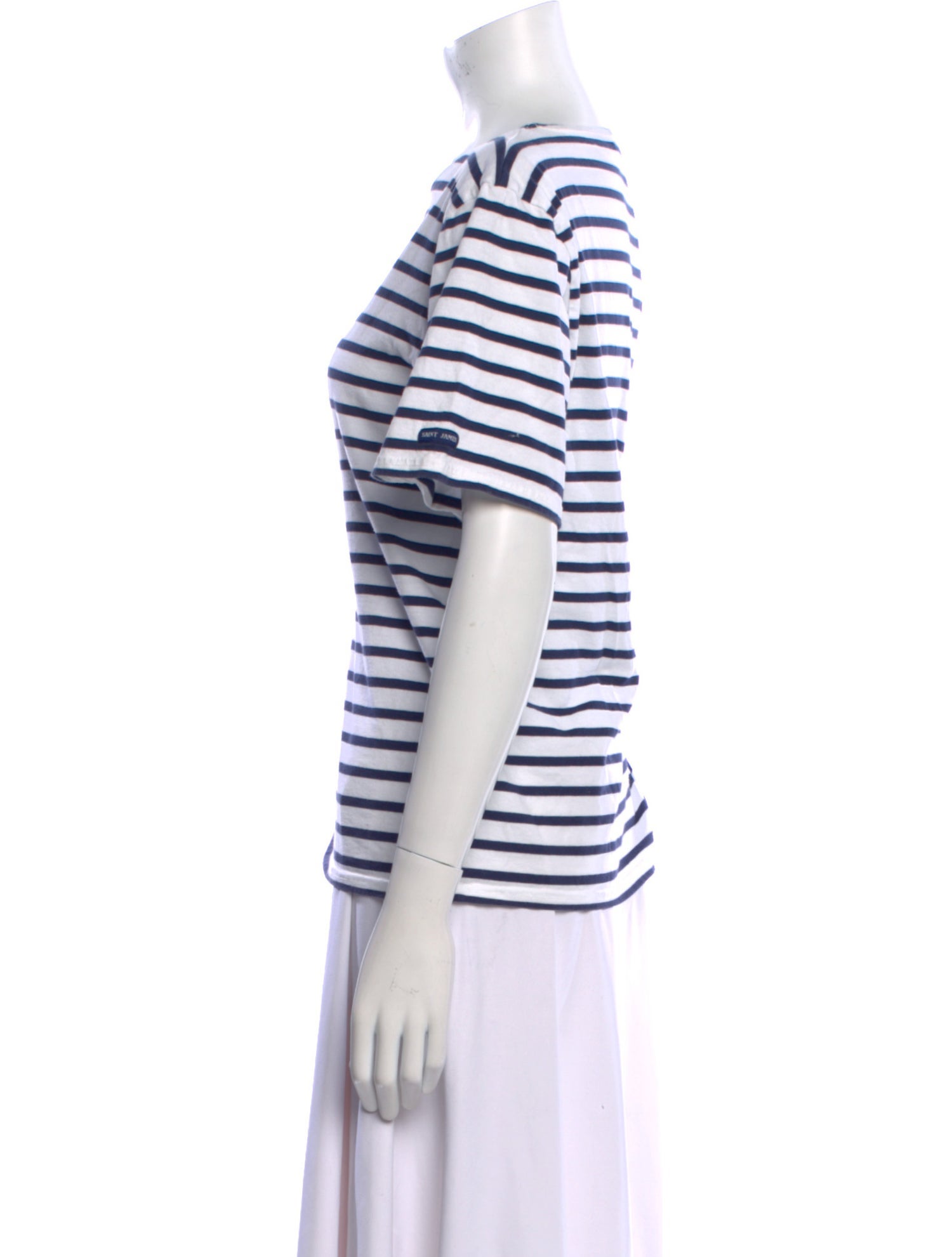 Saint James Striped Crew Neck T-Shirt