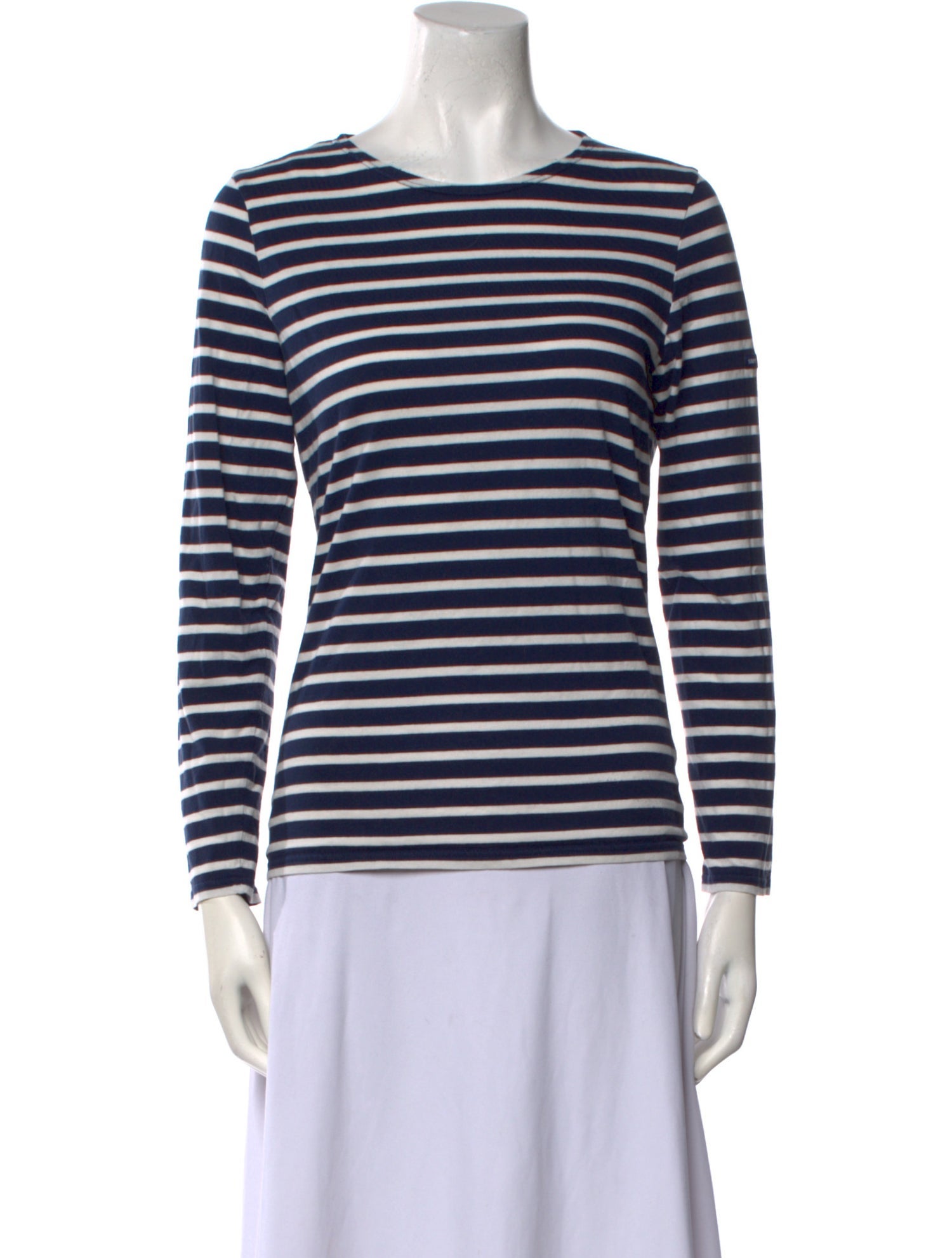 Saint James Striped Crew Neck T-Shirt