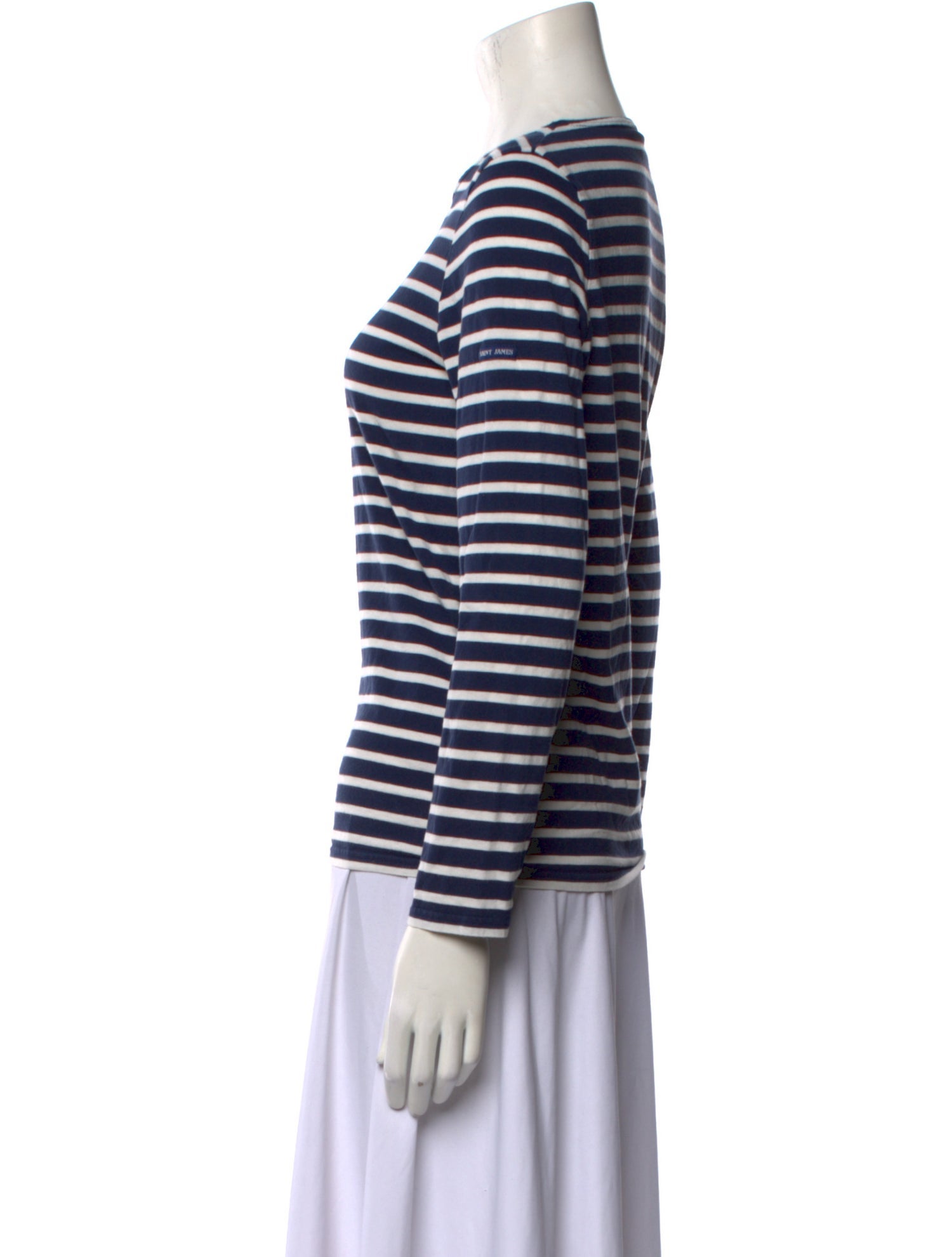 Saint James Striped Crew Neck T-Shirt