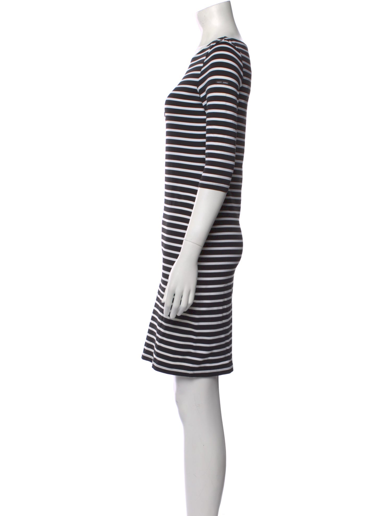 Saint James Striped Mini Dress