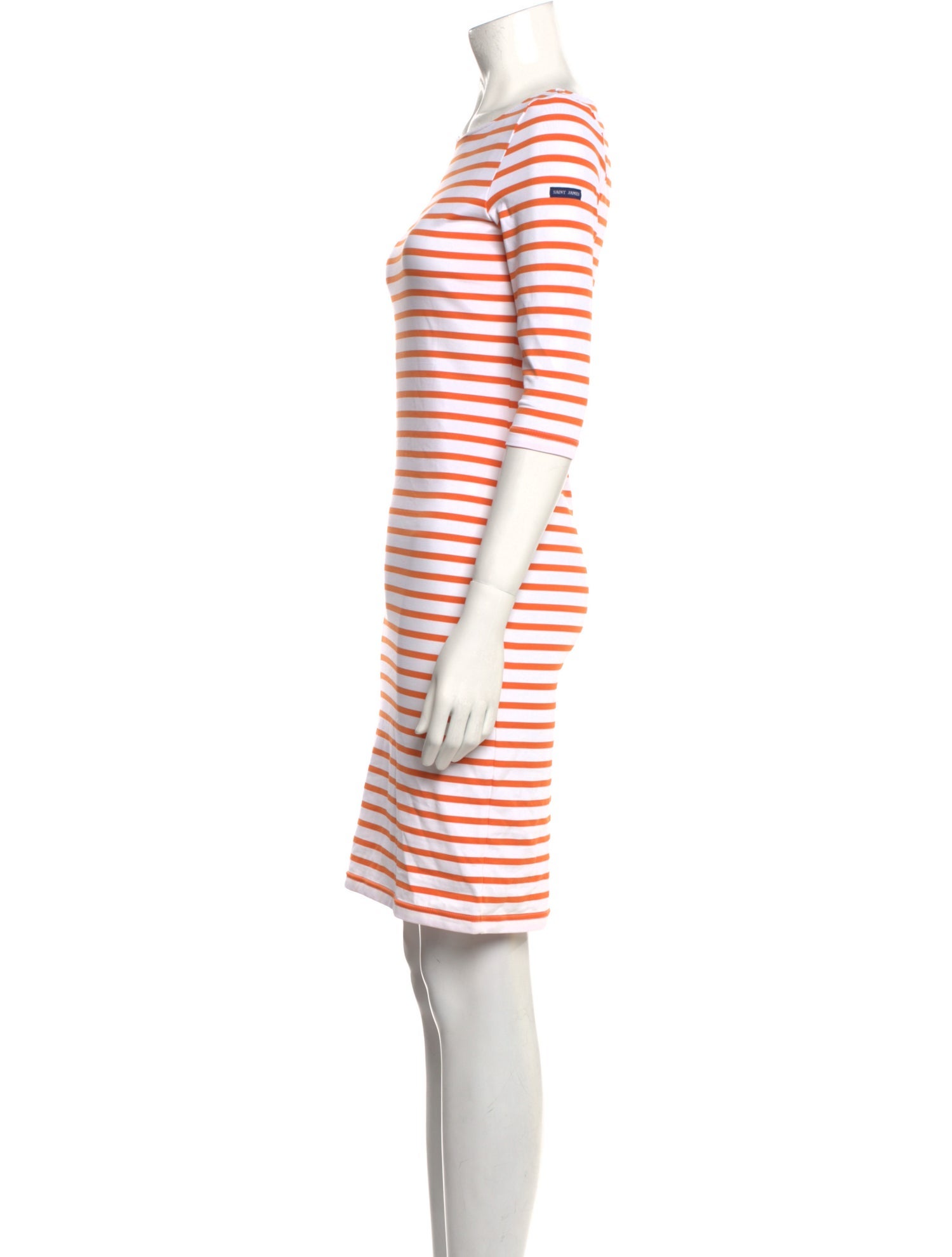 Saint James Striped Mini Dress