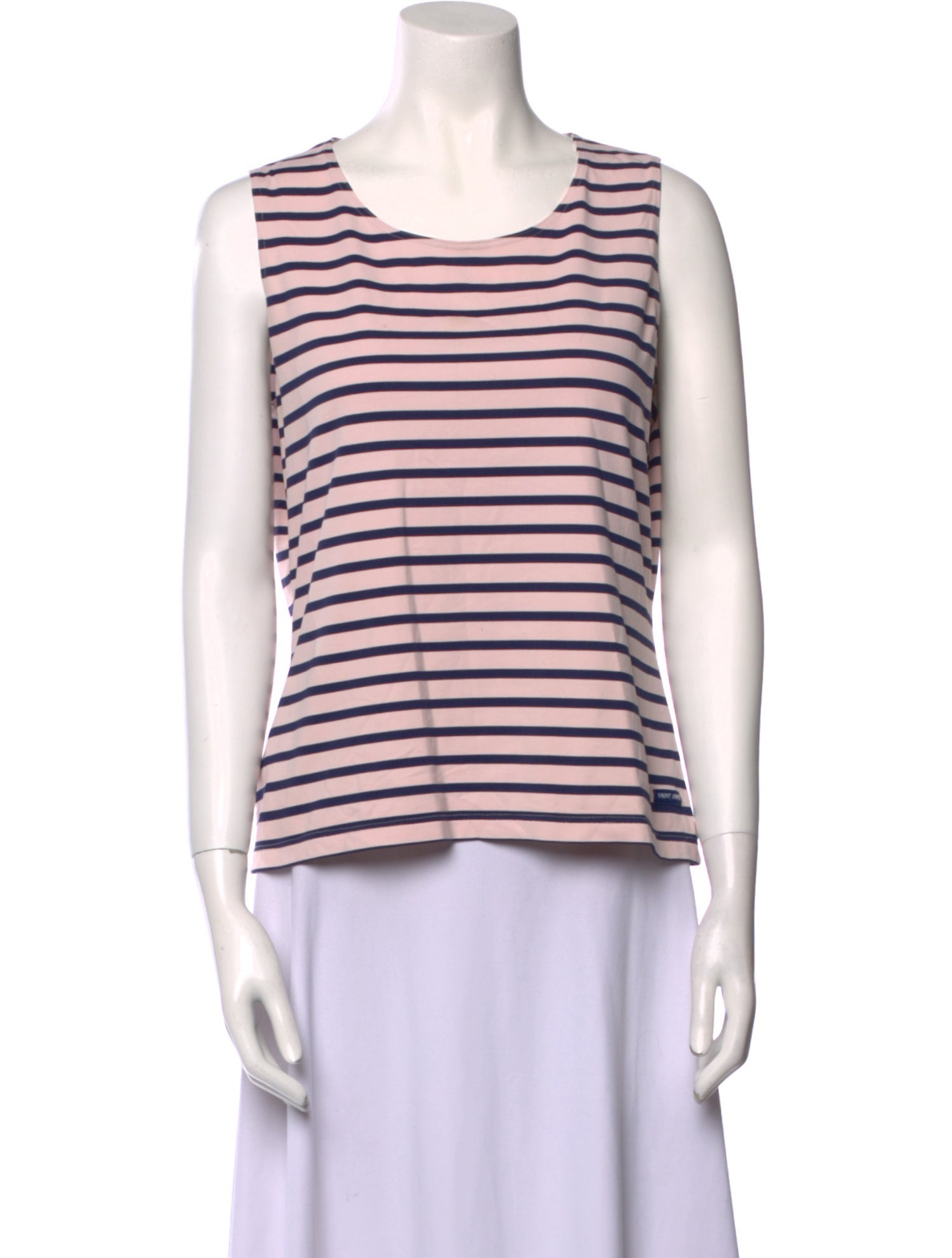 Saint James Striped Scoop Neck Top