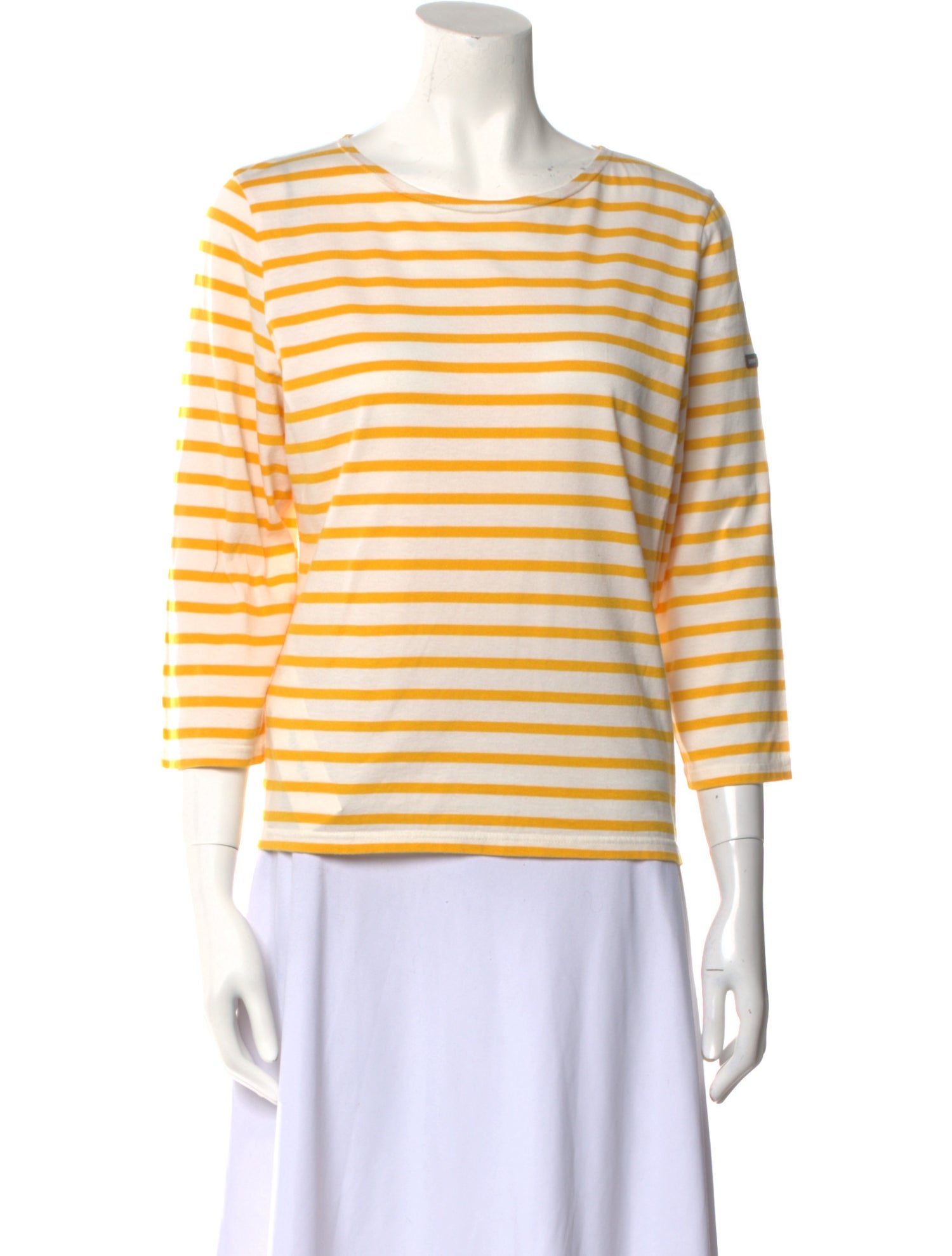 Saint James Striped Scoop Neck T-Shirt