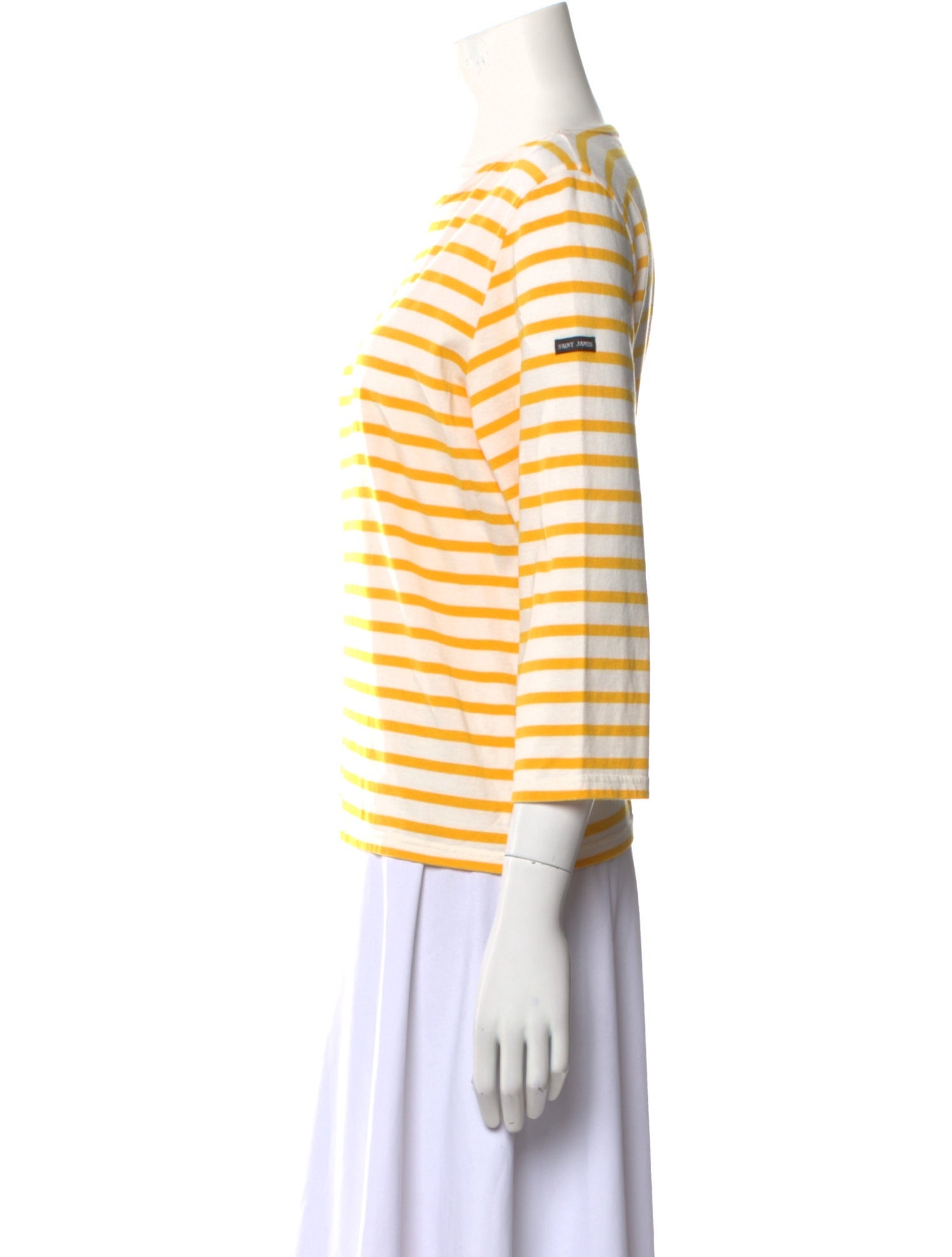 Saint James Striped Scoop Neck T-Shirt