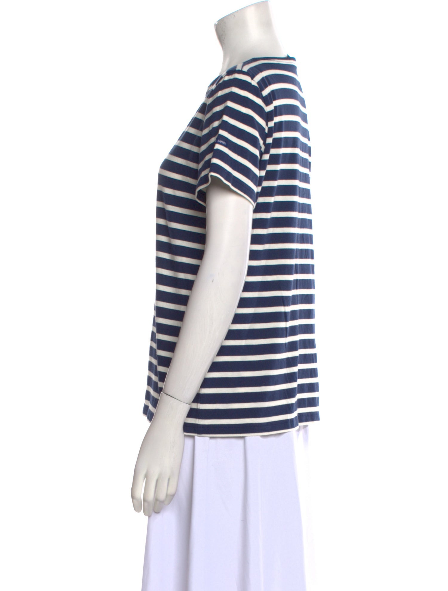 Saint James Striped Crew Neck T-Shirt