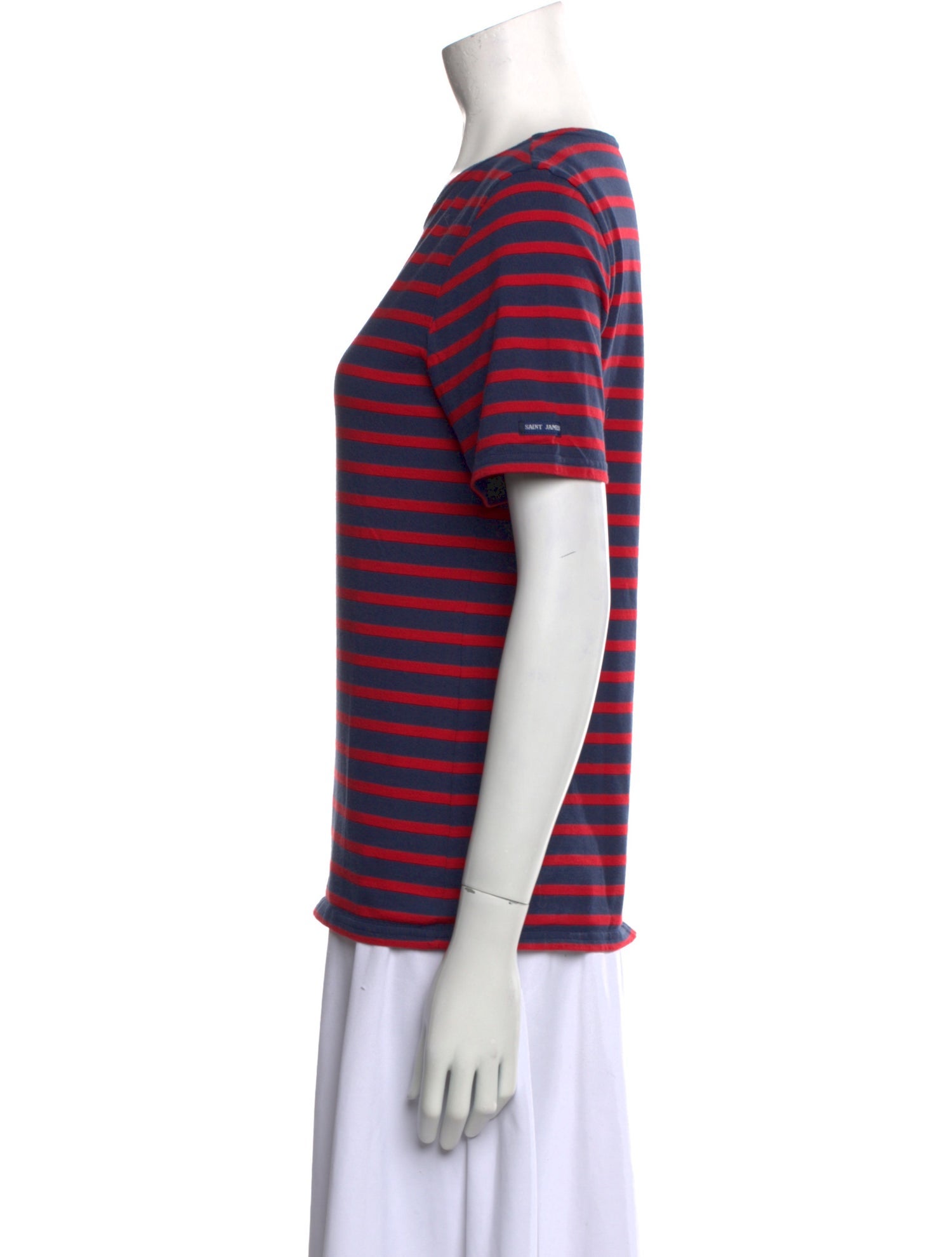 Saint James Striped Crew Neck T-Shirt