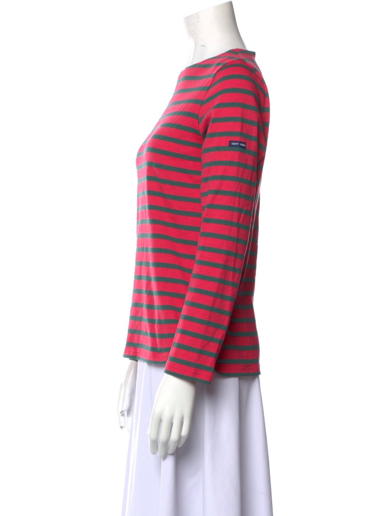 Saint James Striped Crew Neck T-Shirt