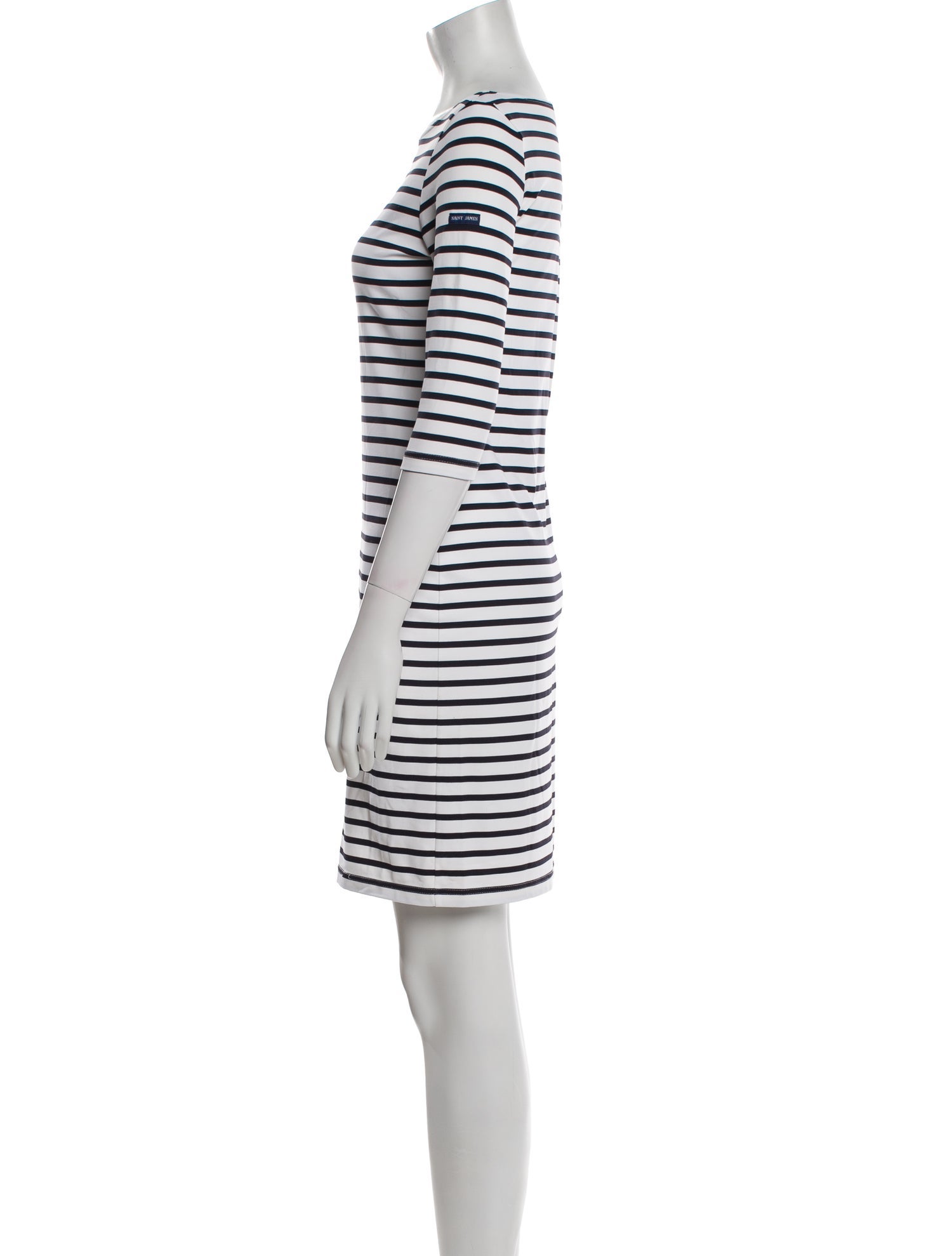 Saint James Striped Mini Dress
