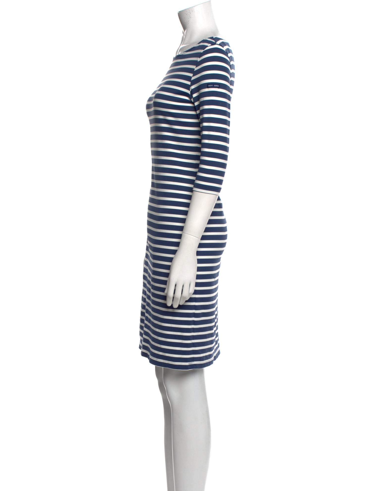 Saint James Striped Mini Dress
