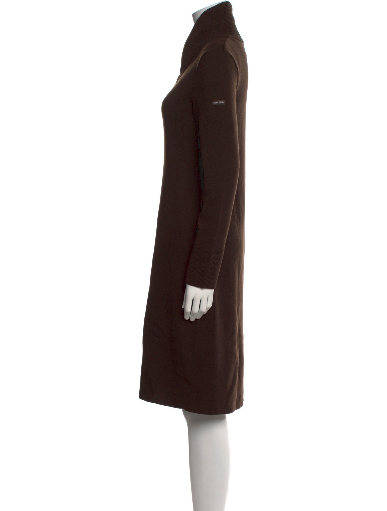 Saint James Cowl Neck Knee-Length Dress