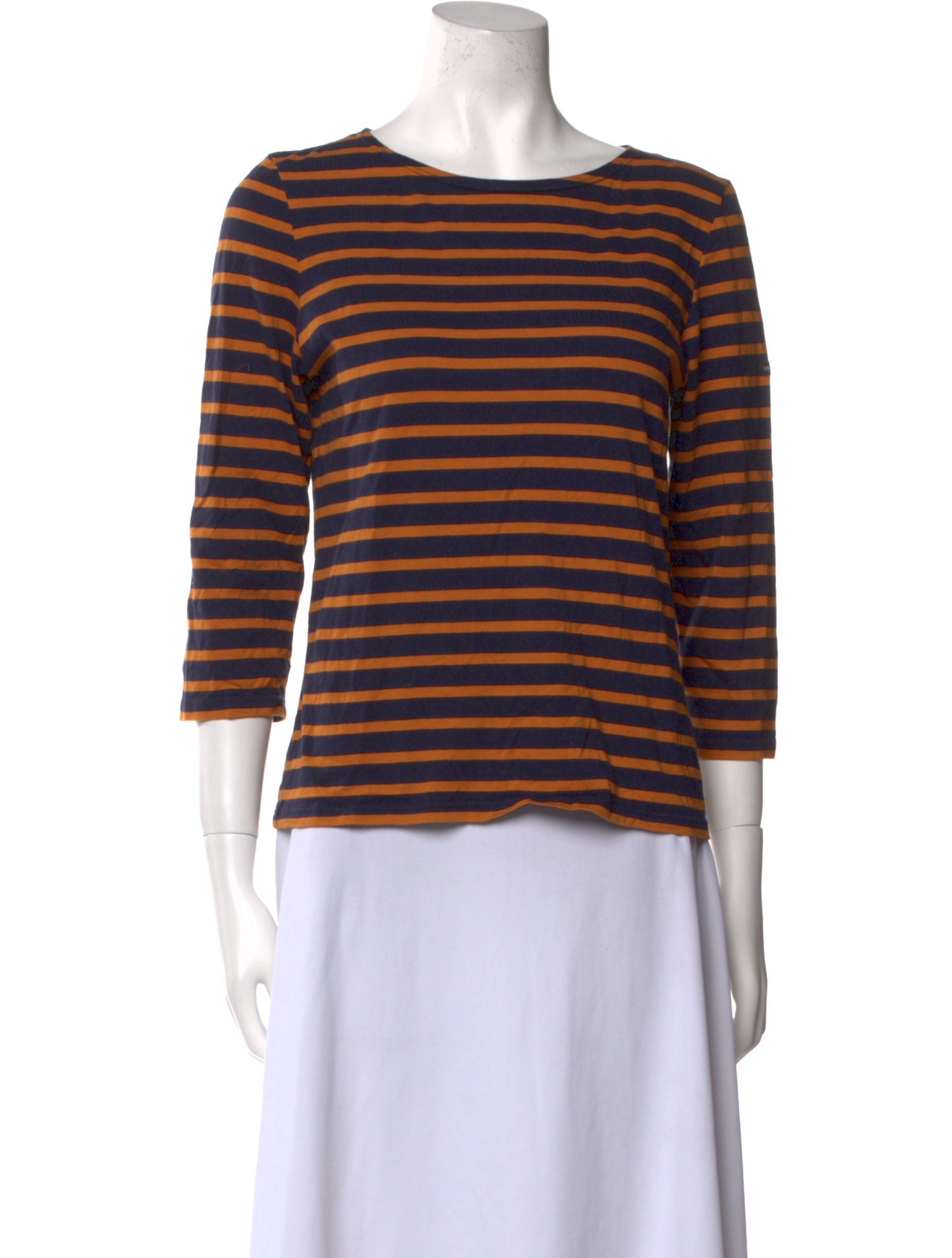 Saint James Striped Scoop Neck T-Shirt
