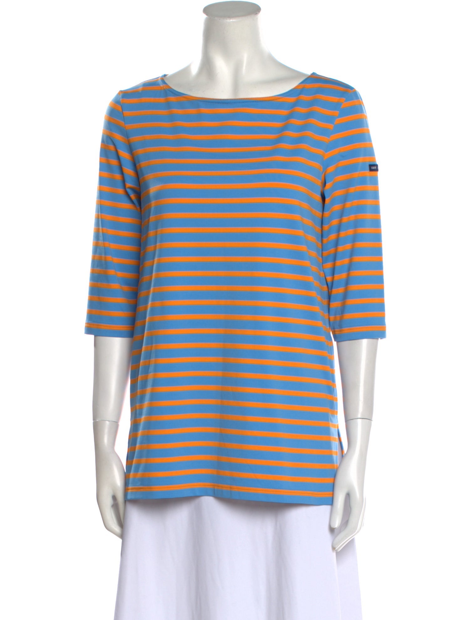 Saint James Striped Bateau Neckline T-Shirt w/ Tags