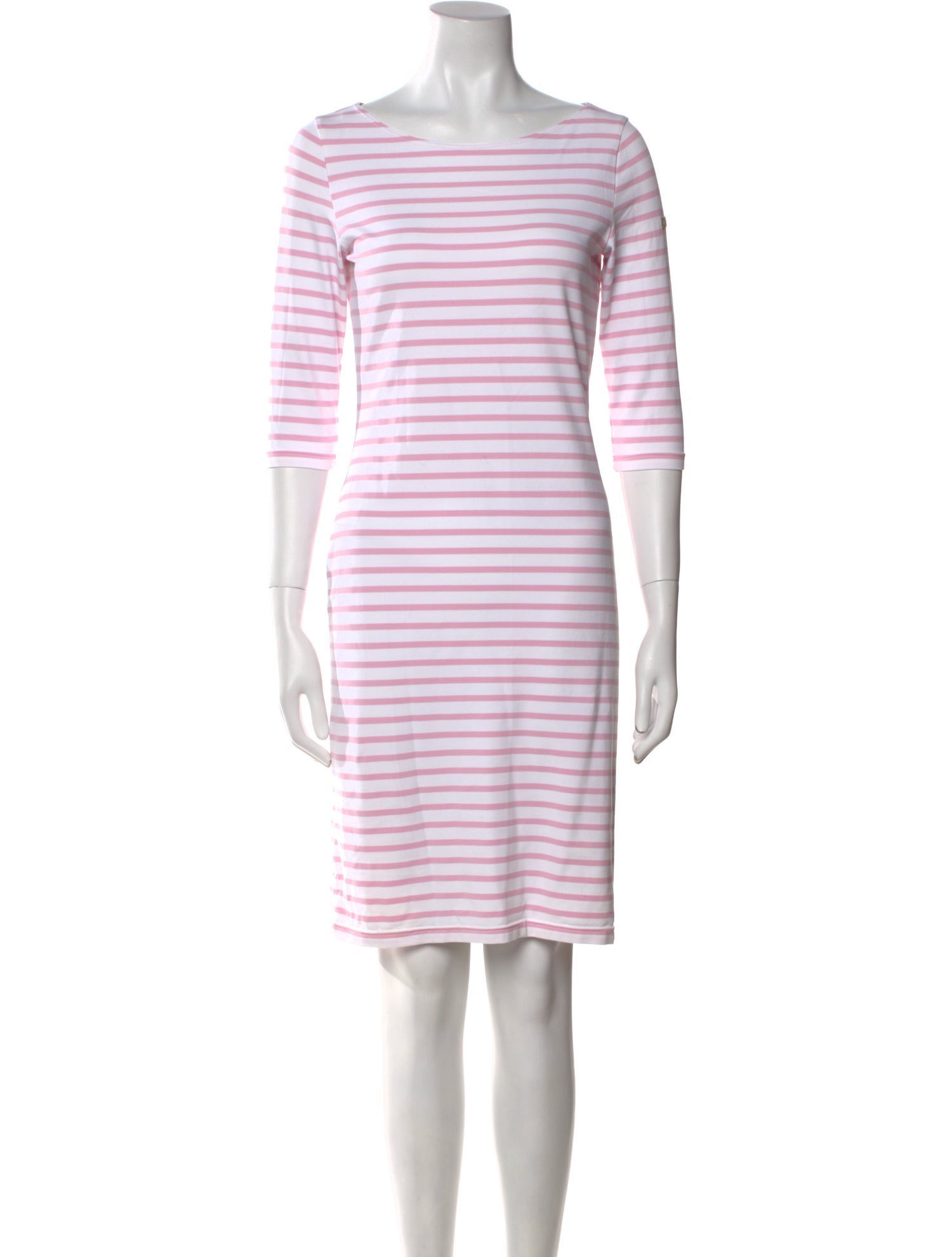 Saint James Striped Knee-Length Dress