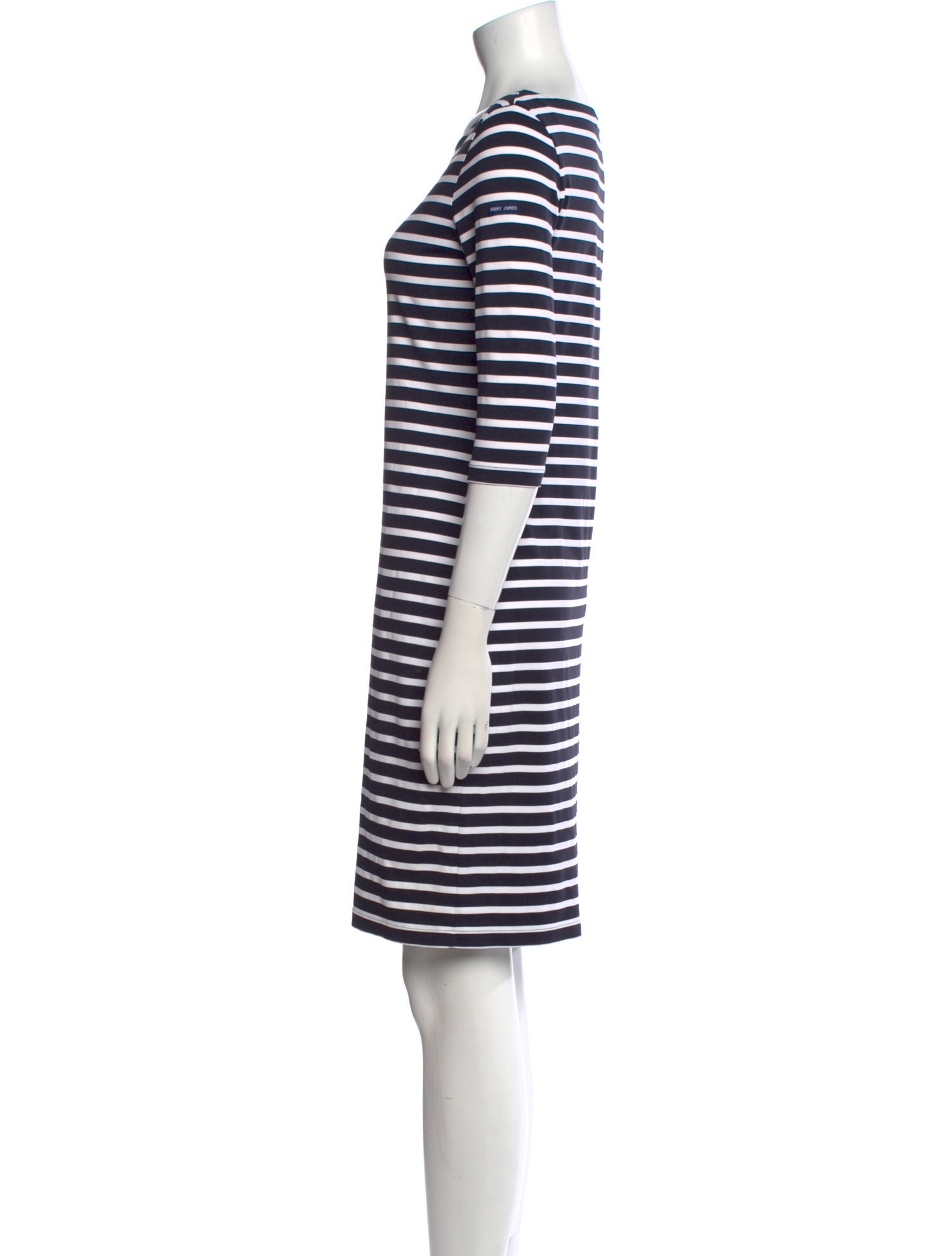 Saint James Striped Mini Dress