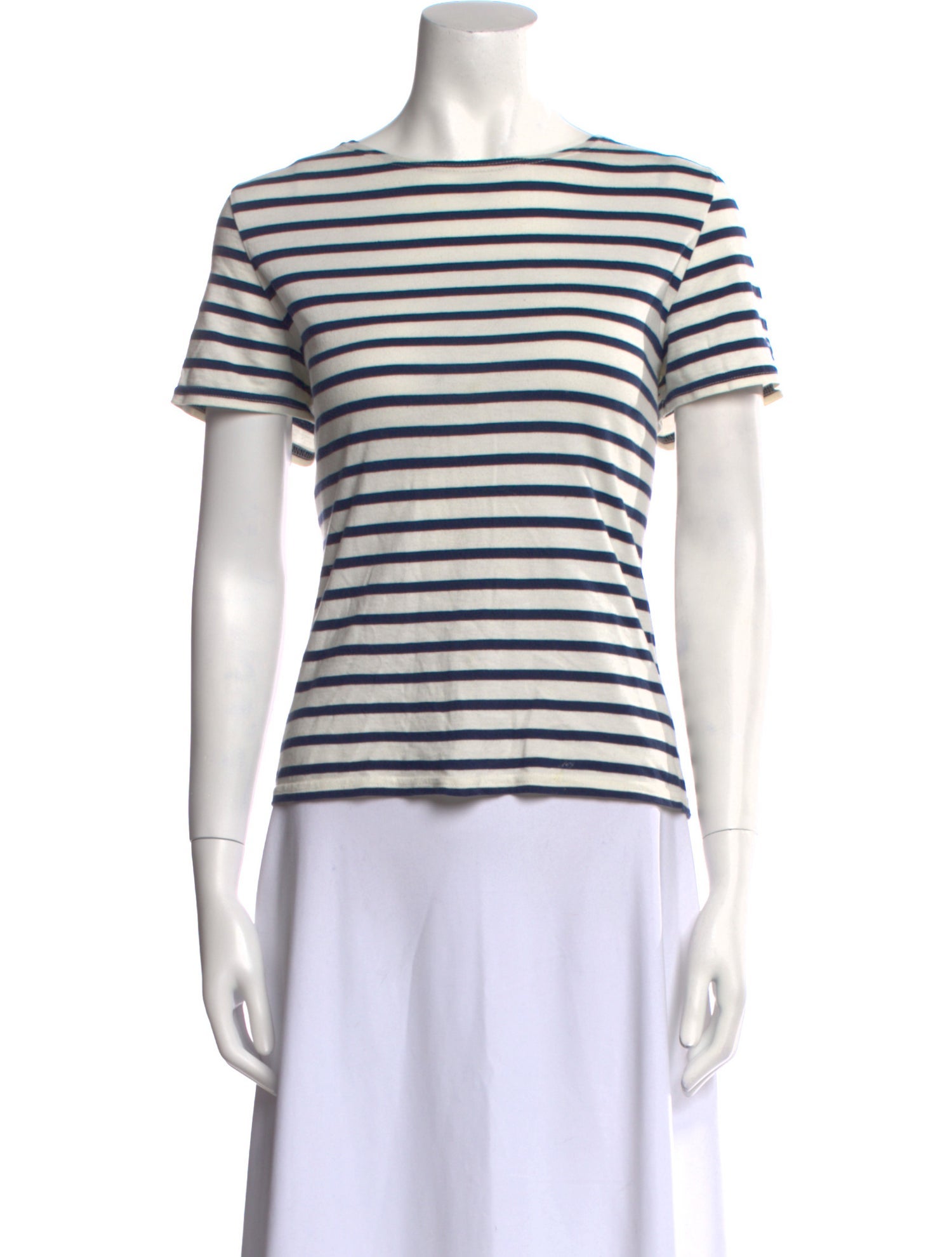 Saint James Striped Scoop Neck T-Shirt