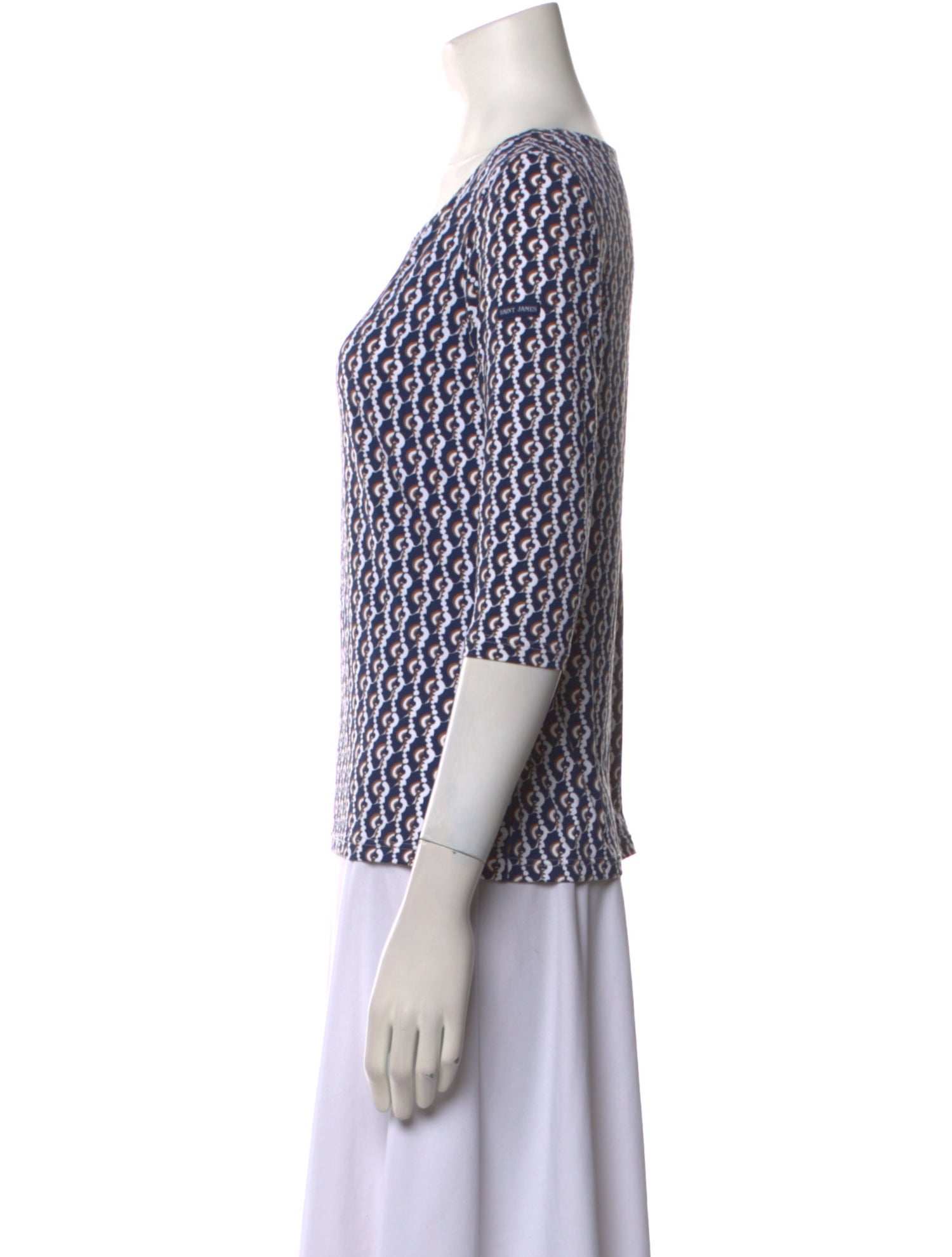 Saint James Nylon Printed Top