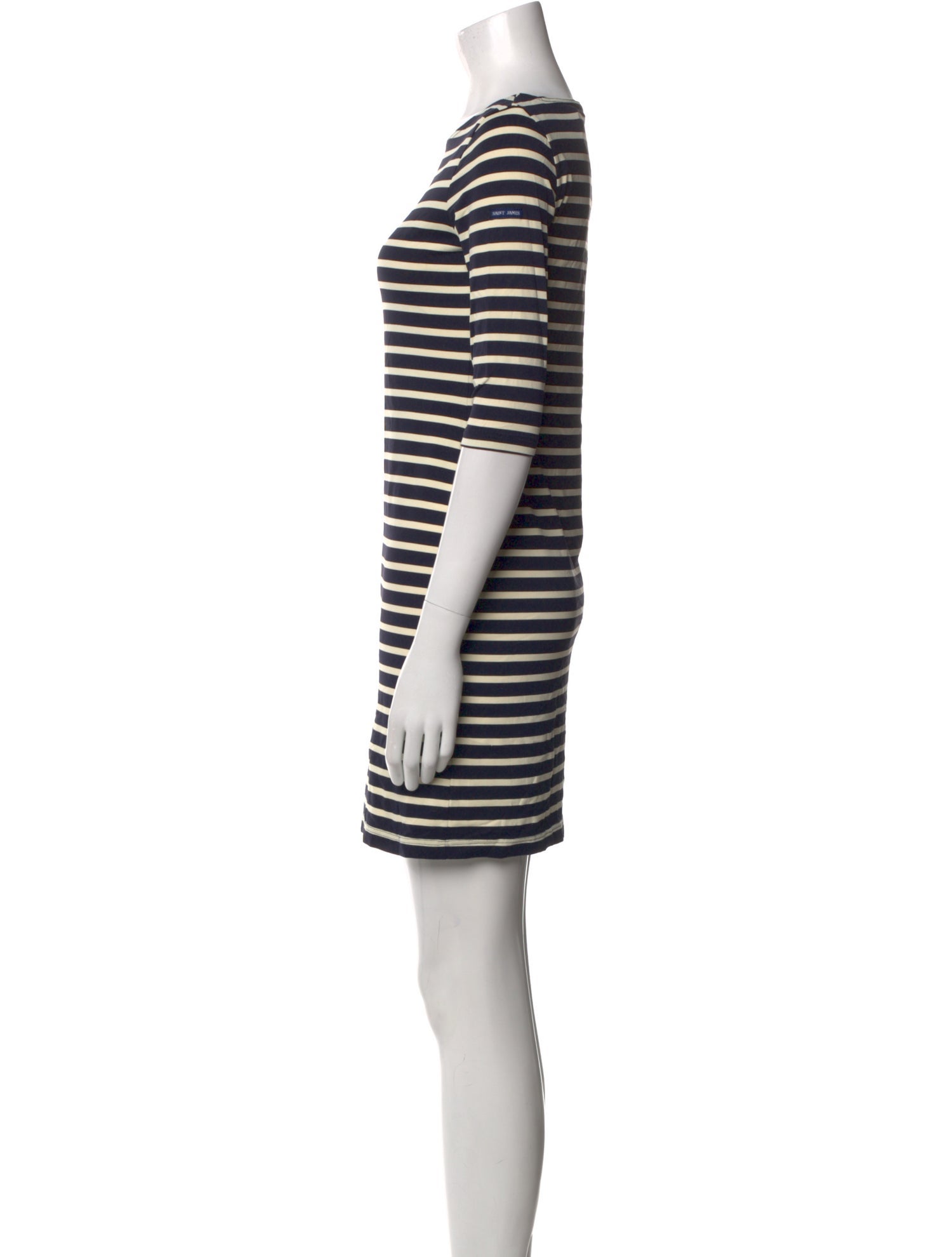 Saint James Striped Mini Dress