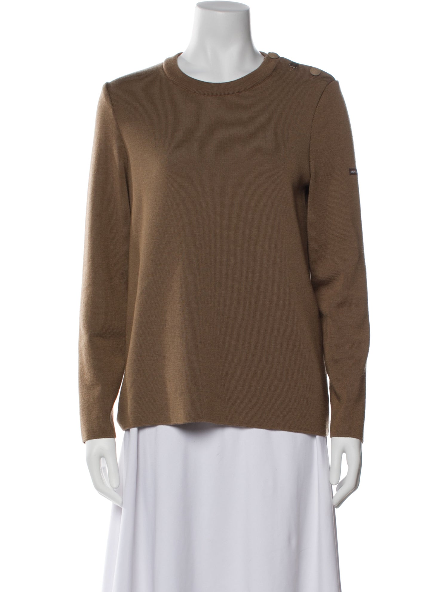 Saint James Virgin Wool Crew Neck Sweatshirt