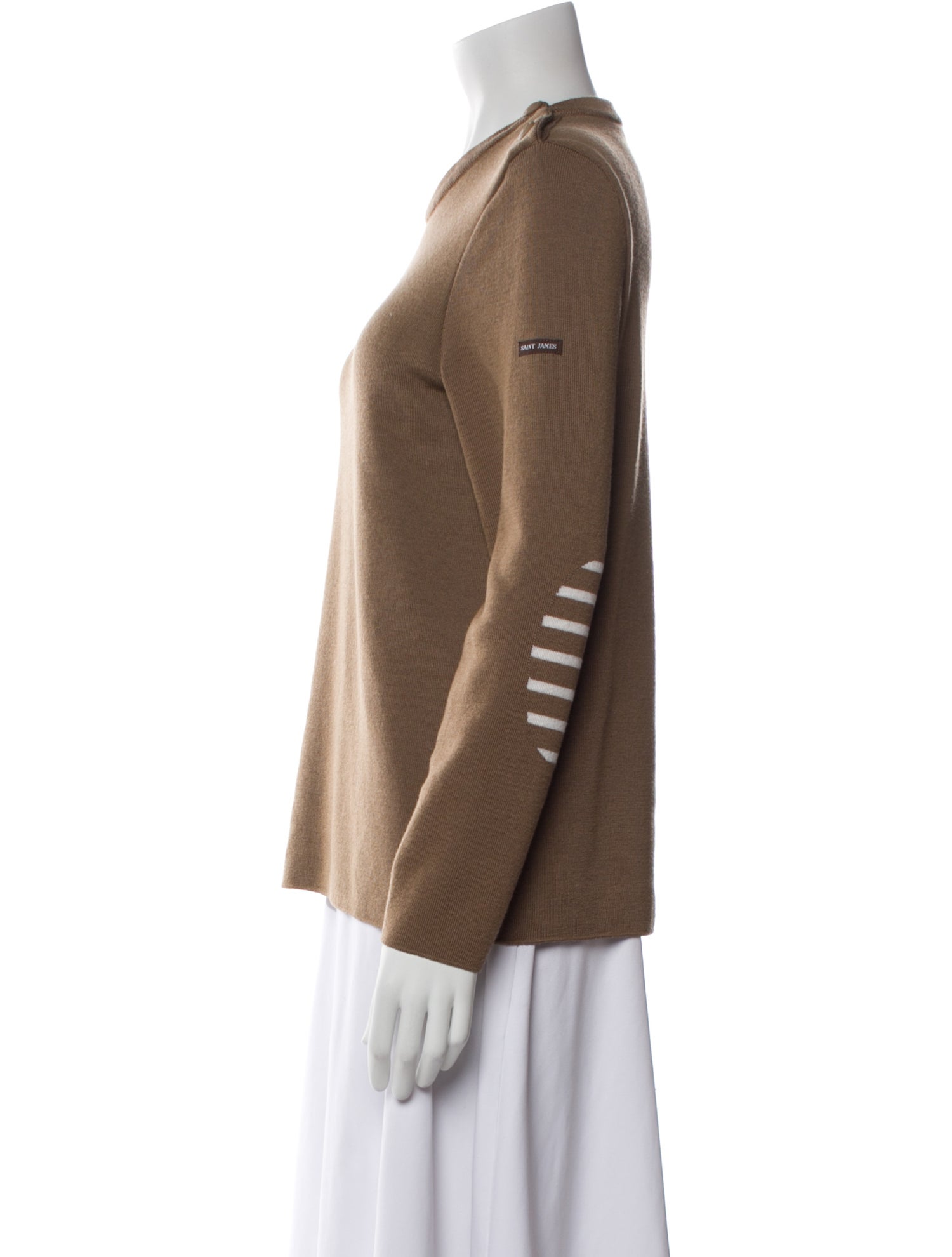 Saint James Virgin Wool Crew Neck Sweatshirt