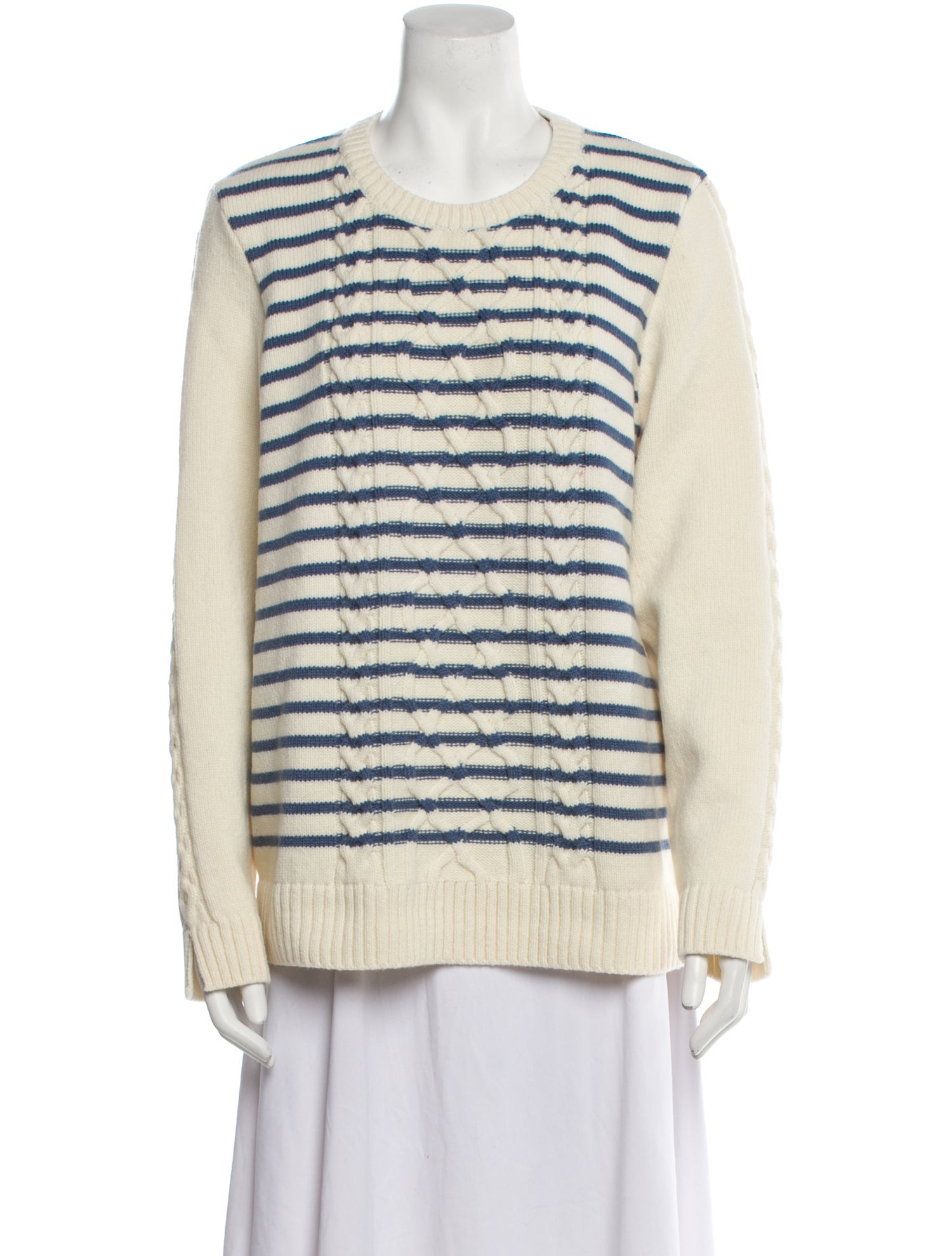 Saint James Virgin Wool Striped Sweater w/ Tags