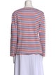 Saint James Striped Bateau Neckline Top