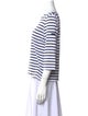 Saint James Striped Bateau Neckline Top