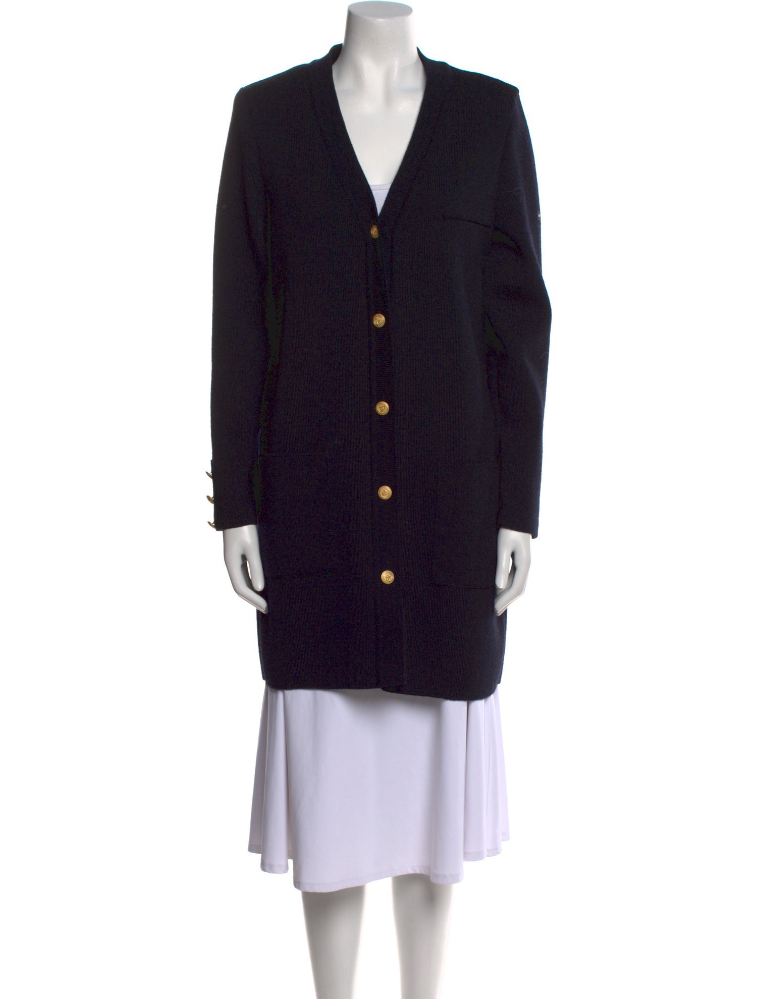 Saint James Virgin Wool V-Neck Sweater