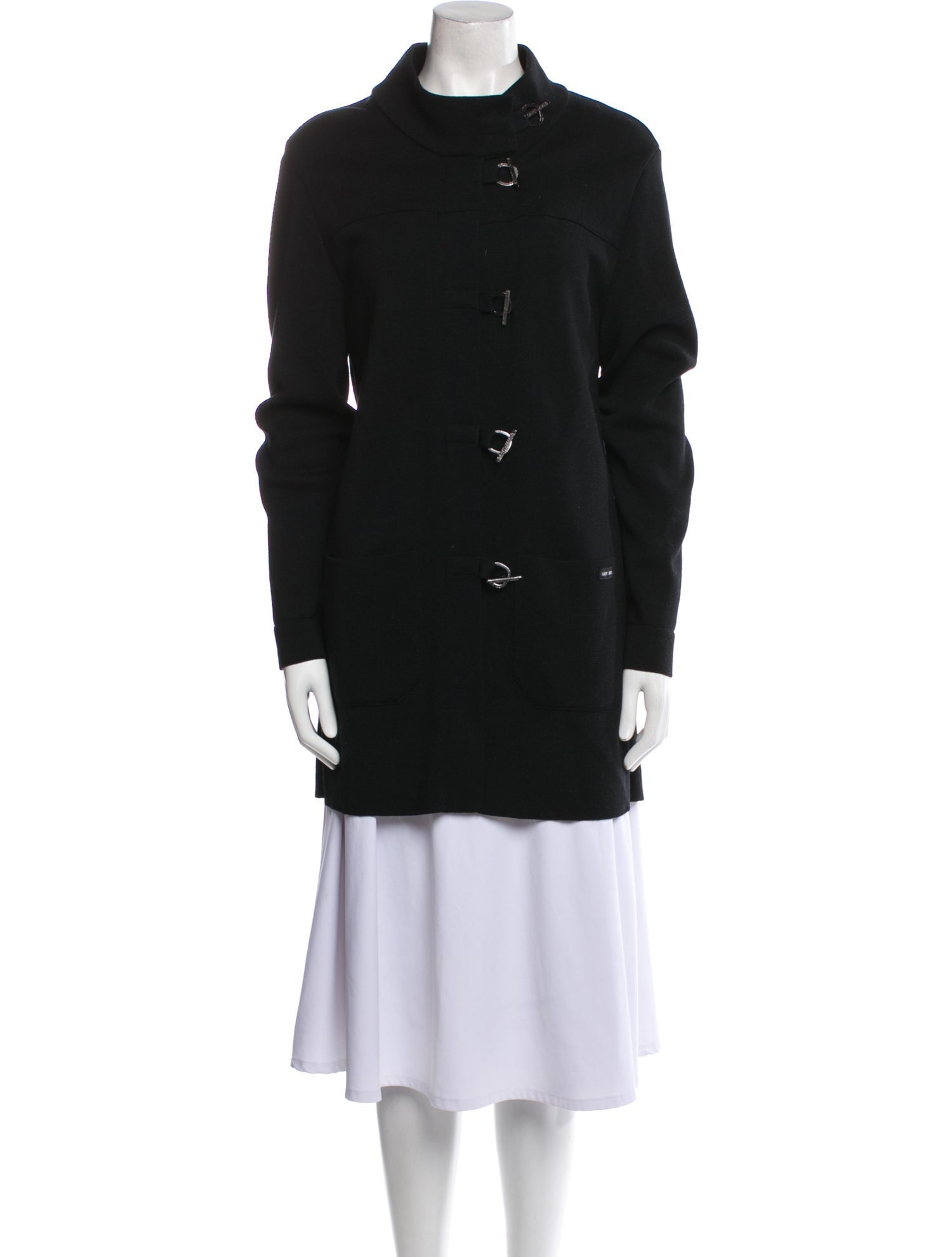 Saint James Virgin Wool Mock Neck Sweater