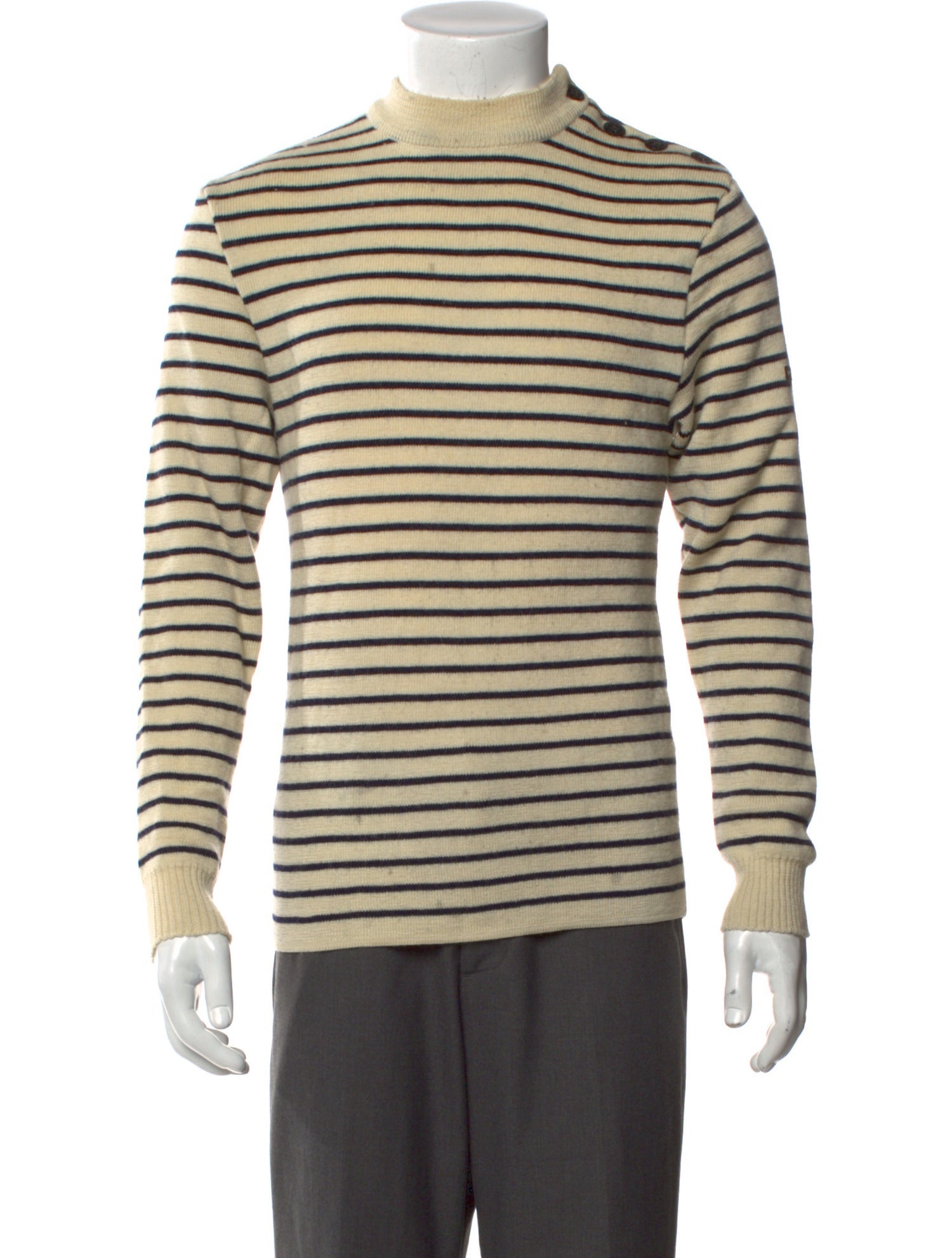 Saint James Wool Striped Pullover