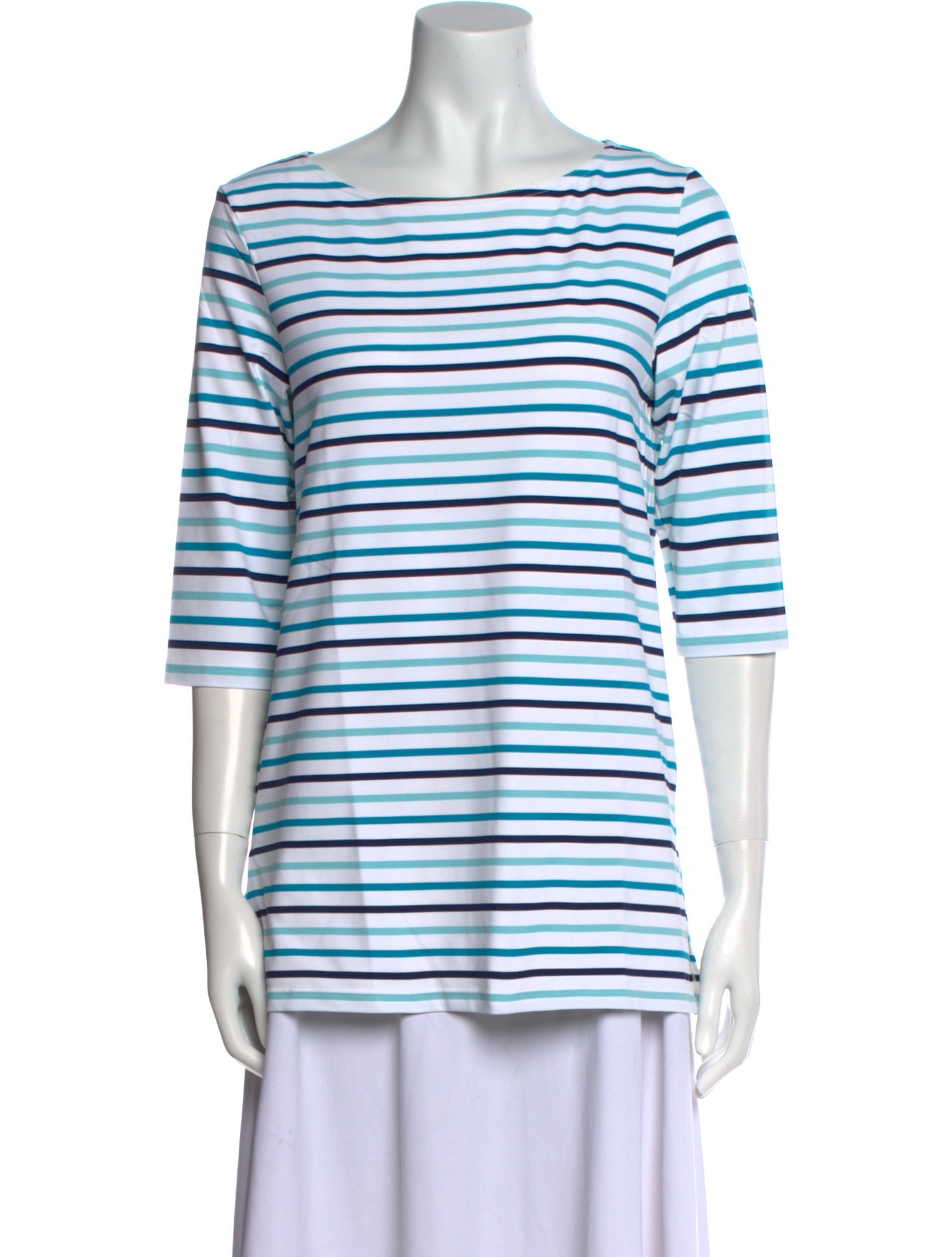 Saint James Striped Bateau Neckline T-Shirt w/ Tags