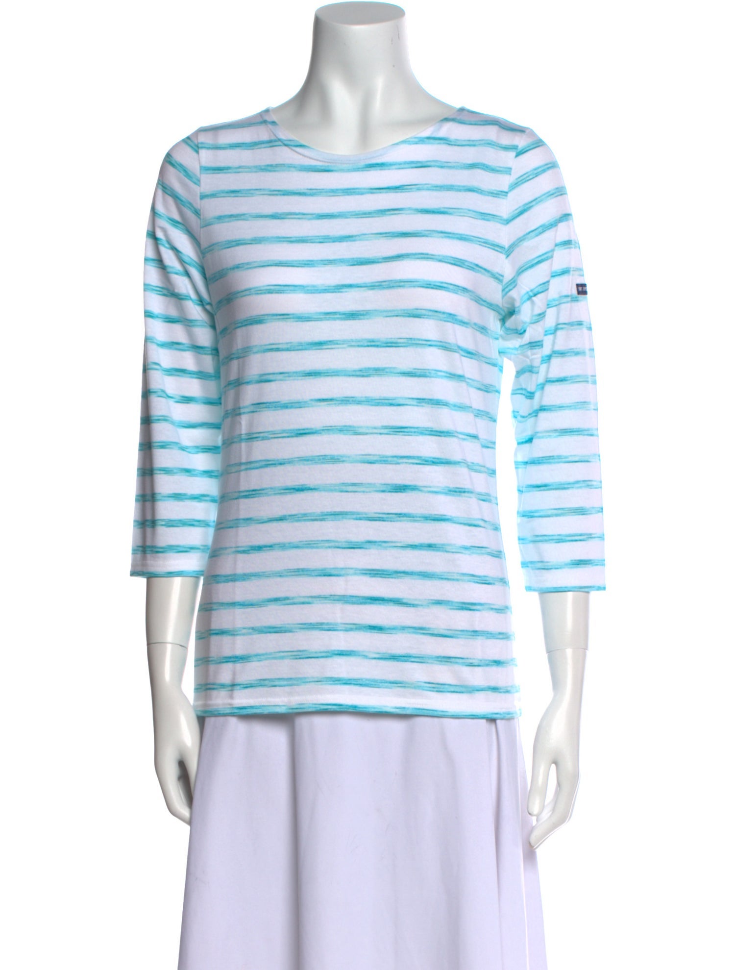 Saint James Striped Bateau Neckline T-Shirt w/ Tags