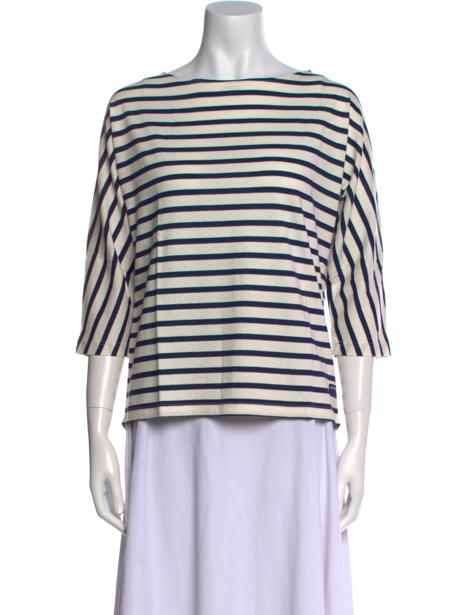 Saint James Striped Bateau Neckline T-Shirt w/ Tags