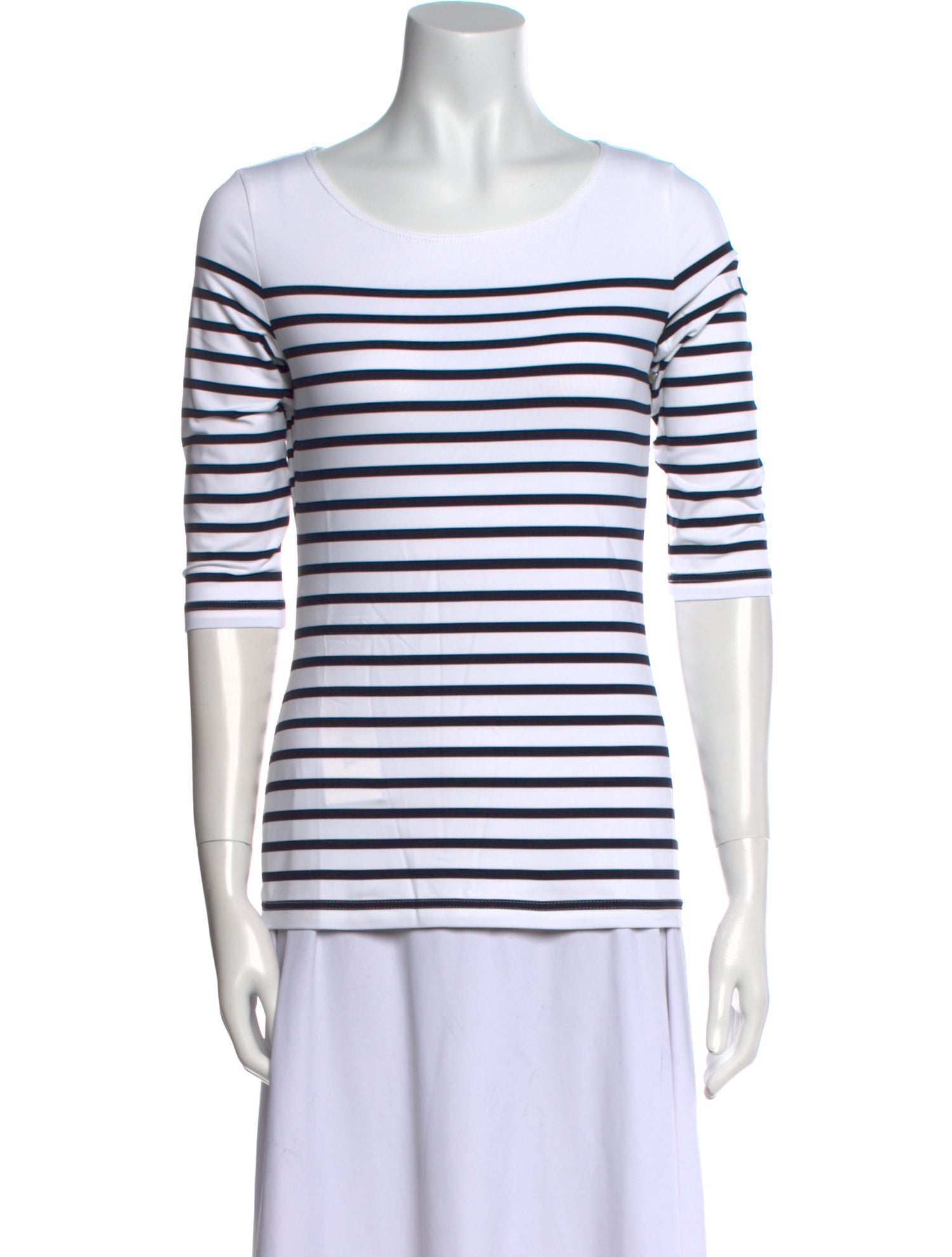 Saint James Striped Bateau Neckline T-Shirt w/ Tags