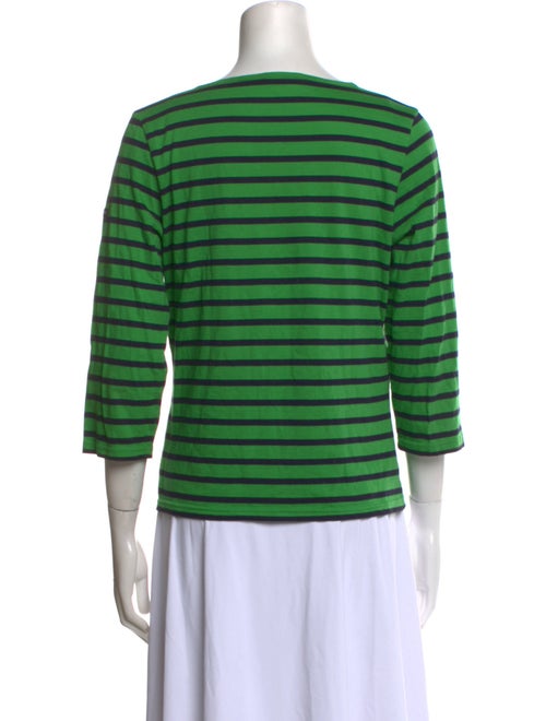 Saint James Striped Bateau Neckline Top