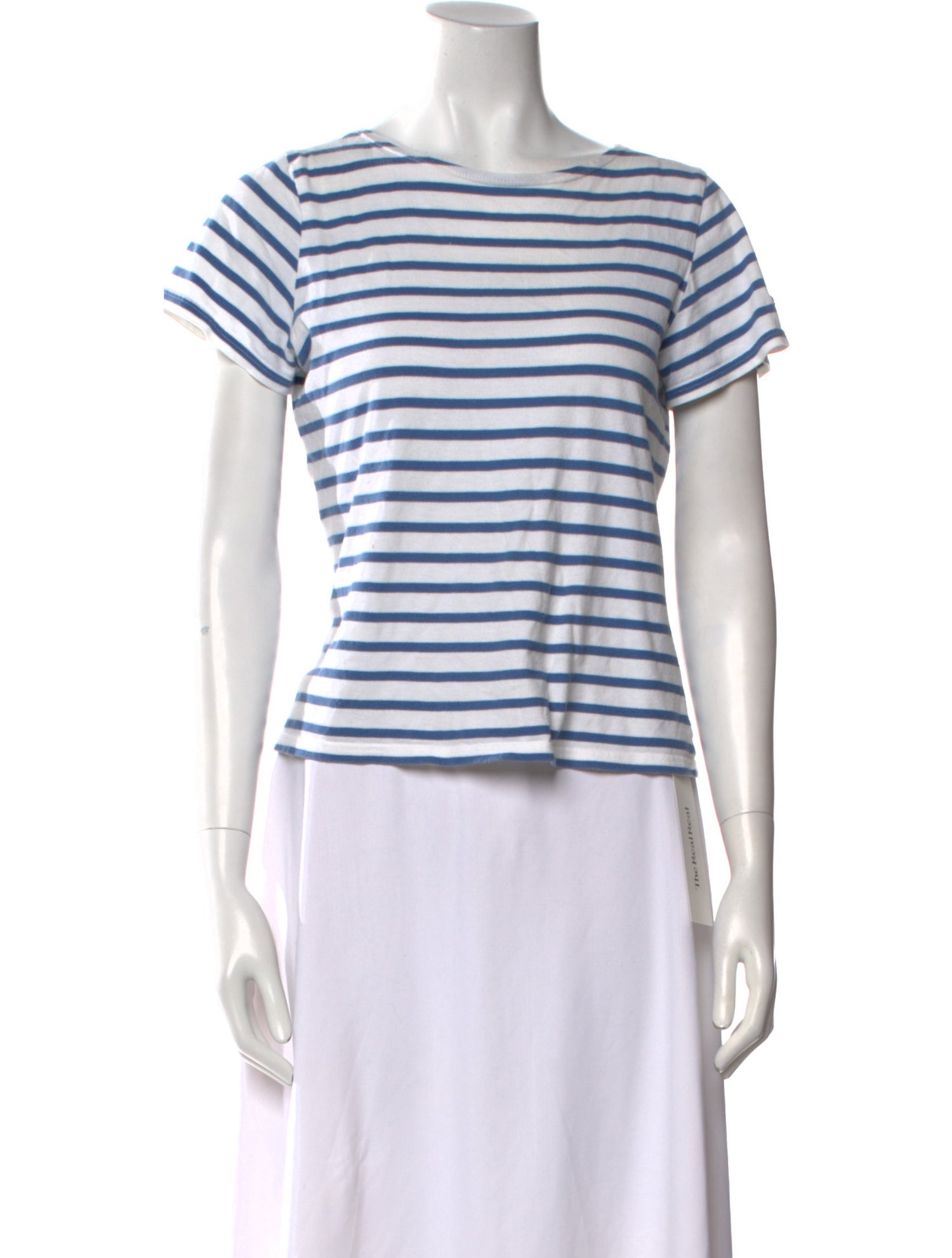 Saint James Striped Scoop Neck T-Shirt