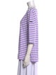 Saint James Striped Bateau Neckline Top