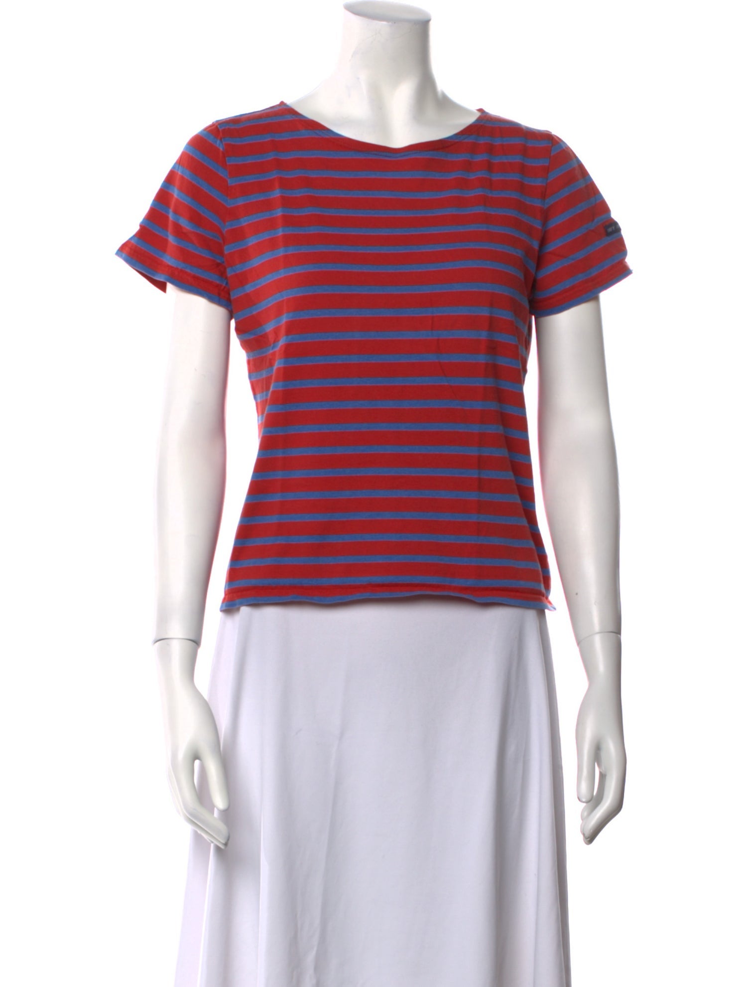 Saint James Striped Crew Neck T-Shirt