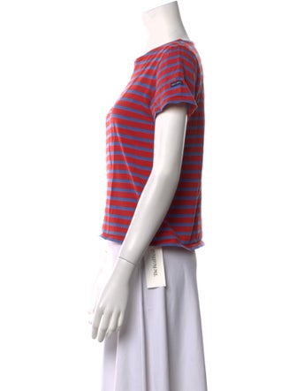 Saint James Striped Crew Neck T-Shirt