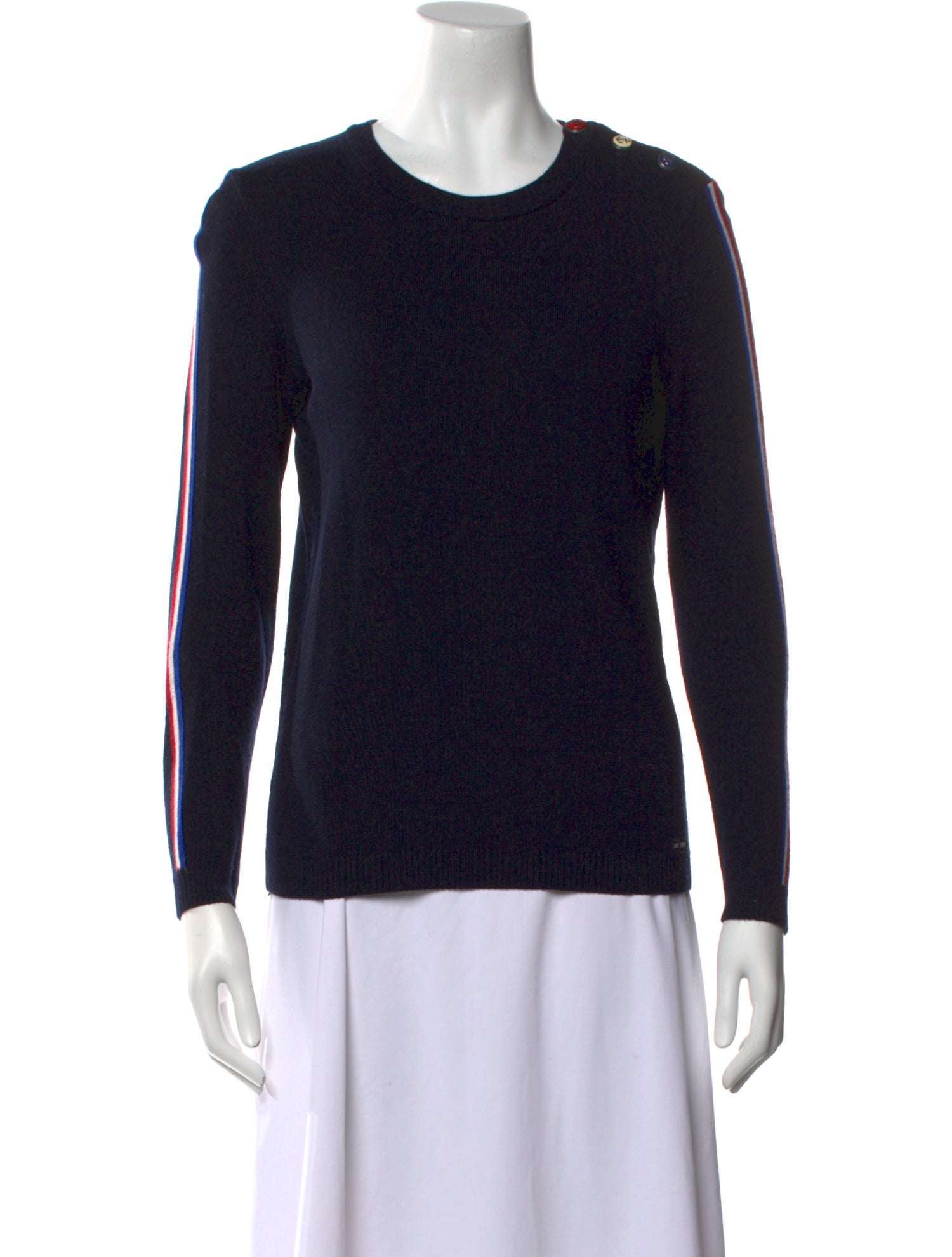Saint James Virgin Wool Scoop Neck Sweater