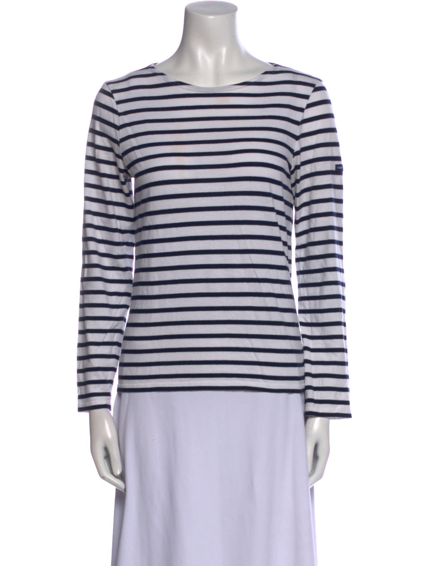 Saint James Striped Crew Neck T-Shirt