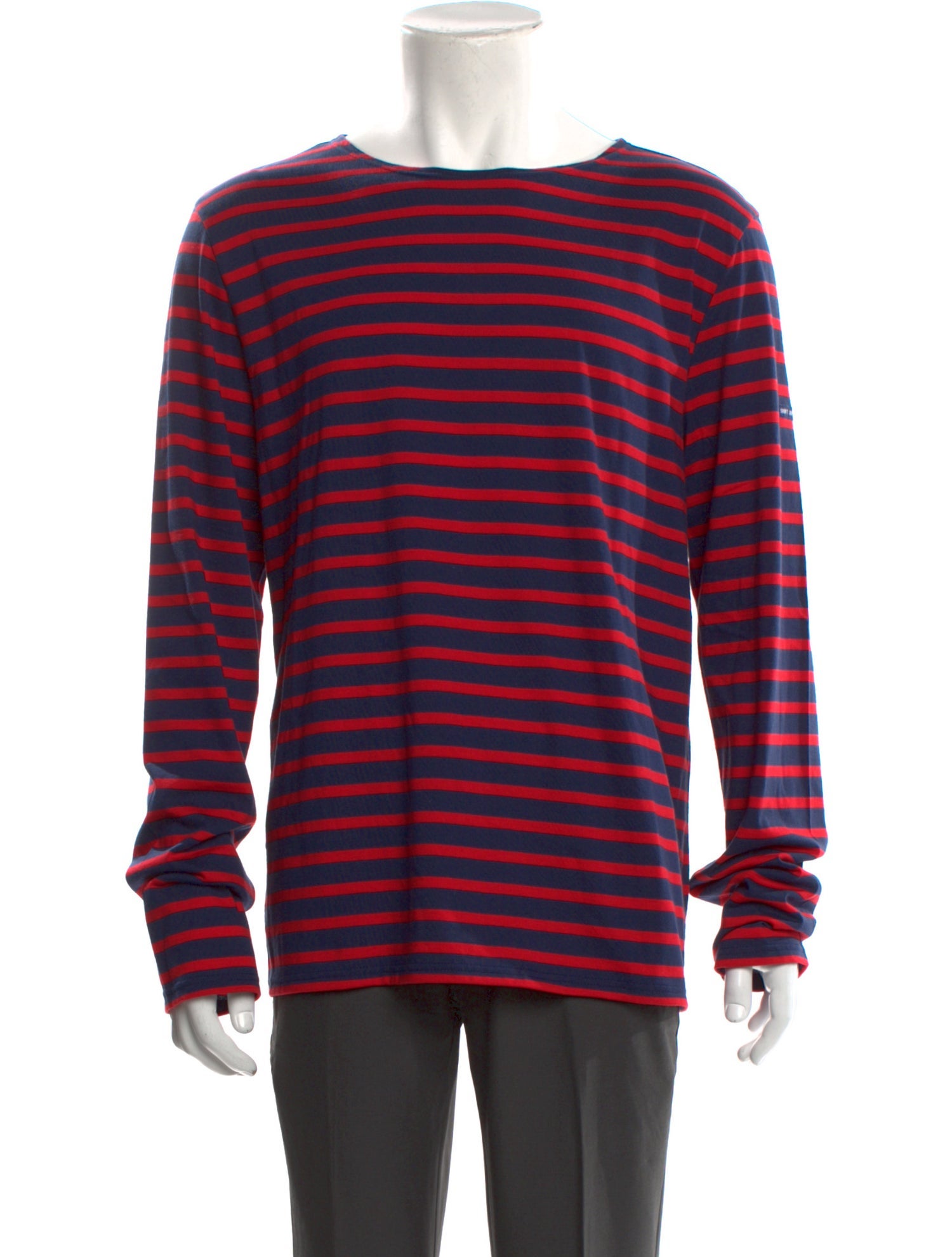 Saint James Striped Crew Neck T-Shirt w/ Tags