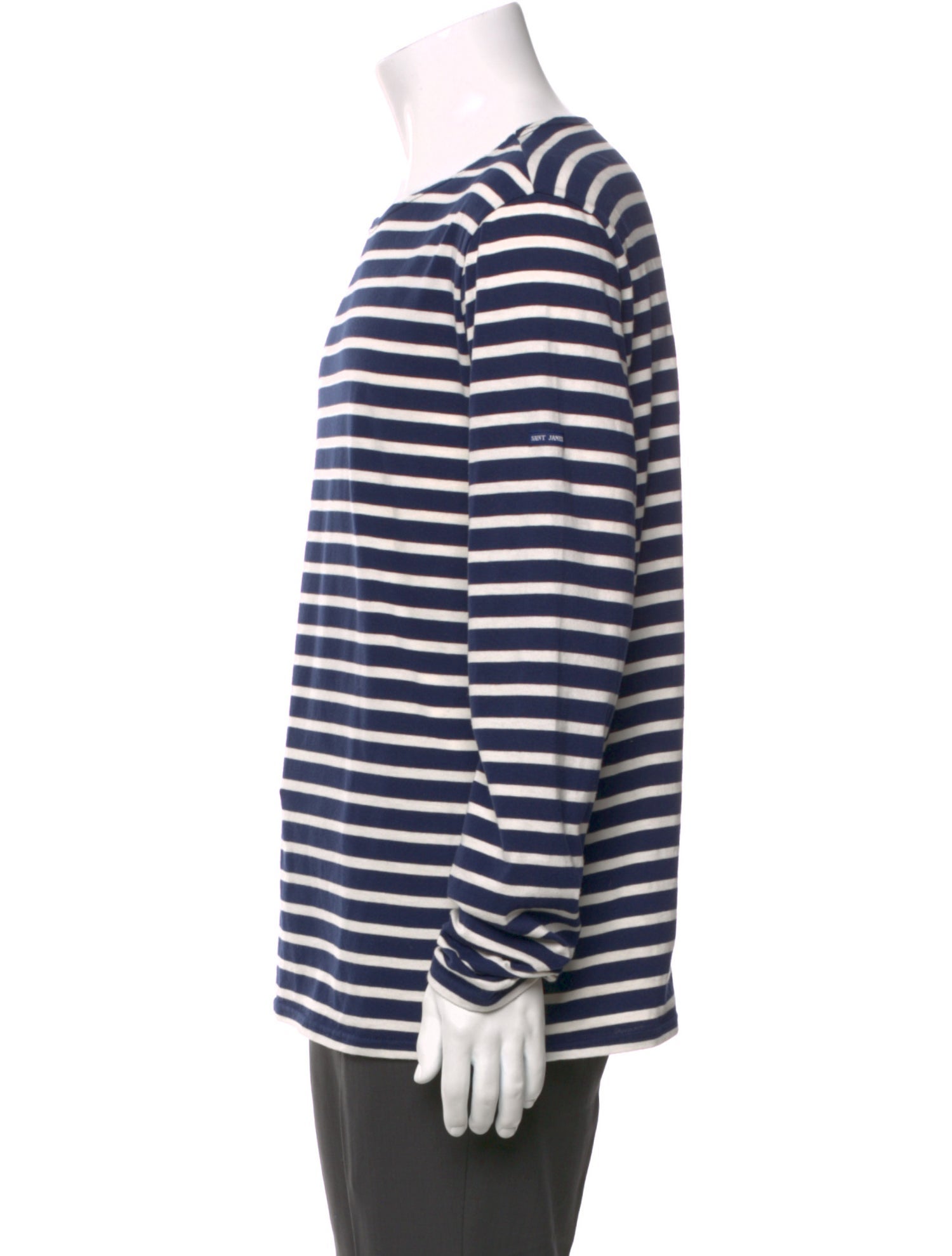 Saint James Striped Long Sleeve Shirt
