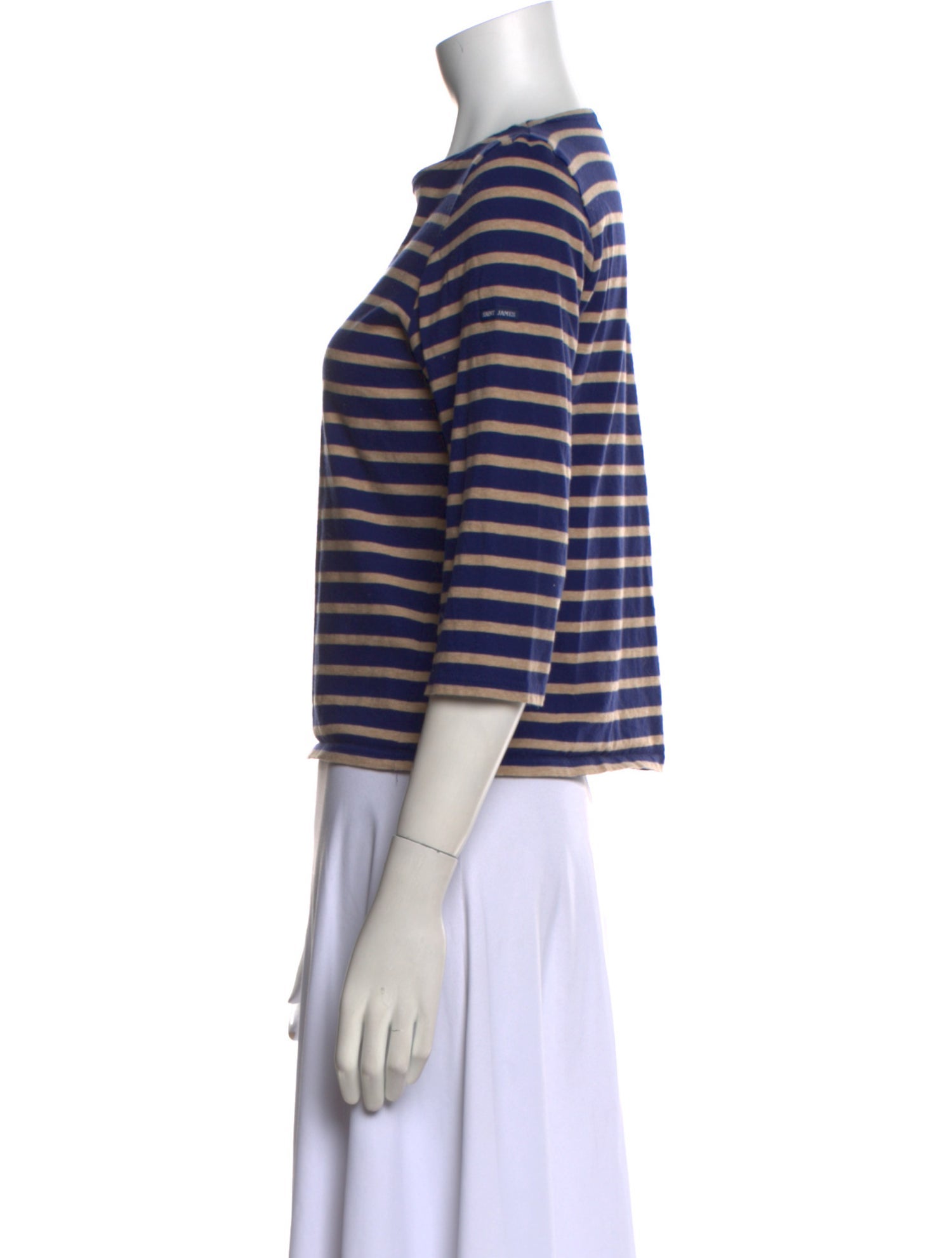 Saint James Striped Crew Neck T-Shirt