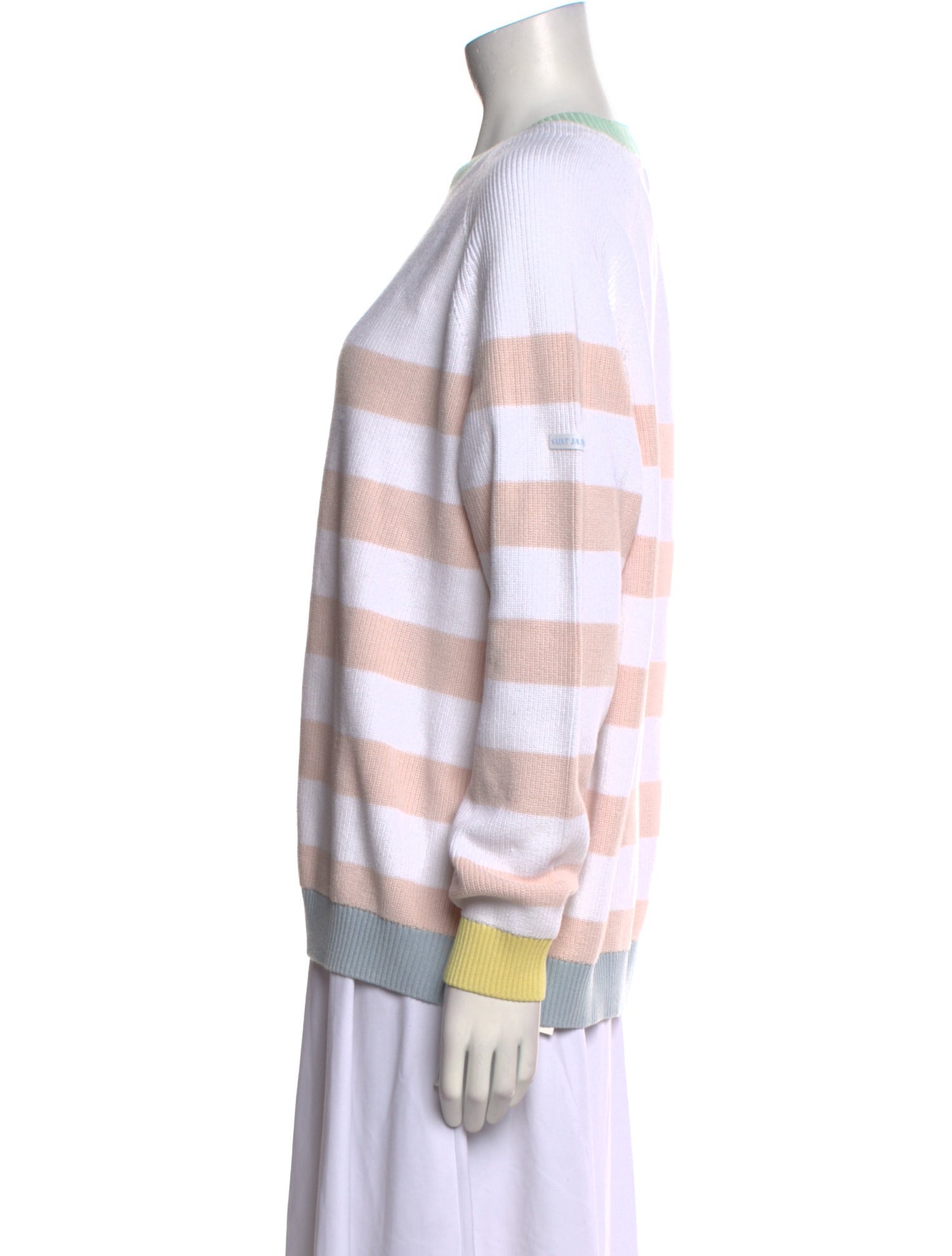 Saint James Striped Crew Neck Sweater w/ Tags