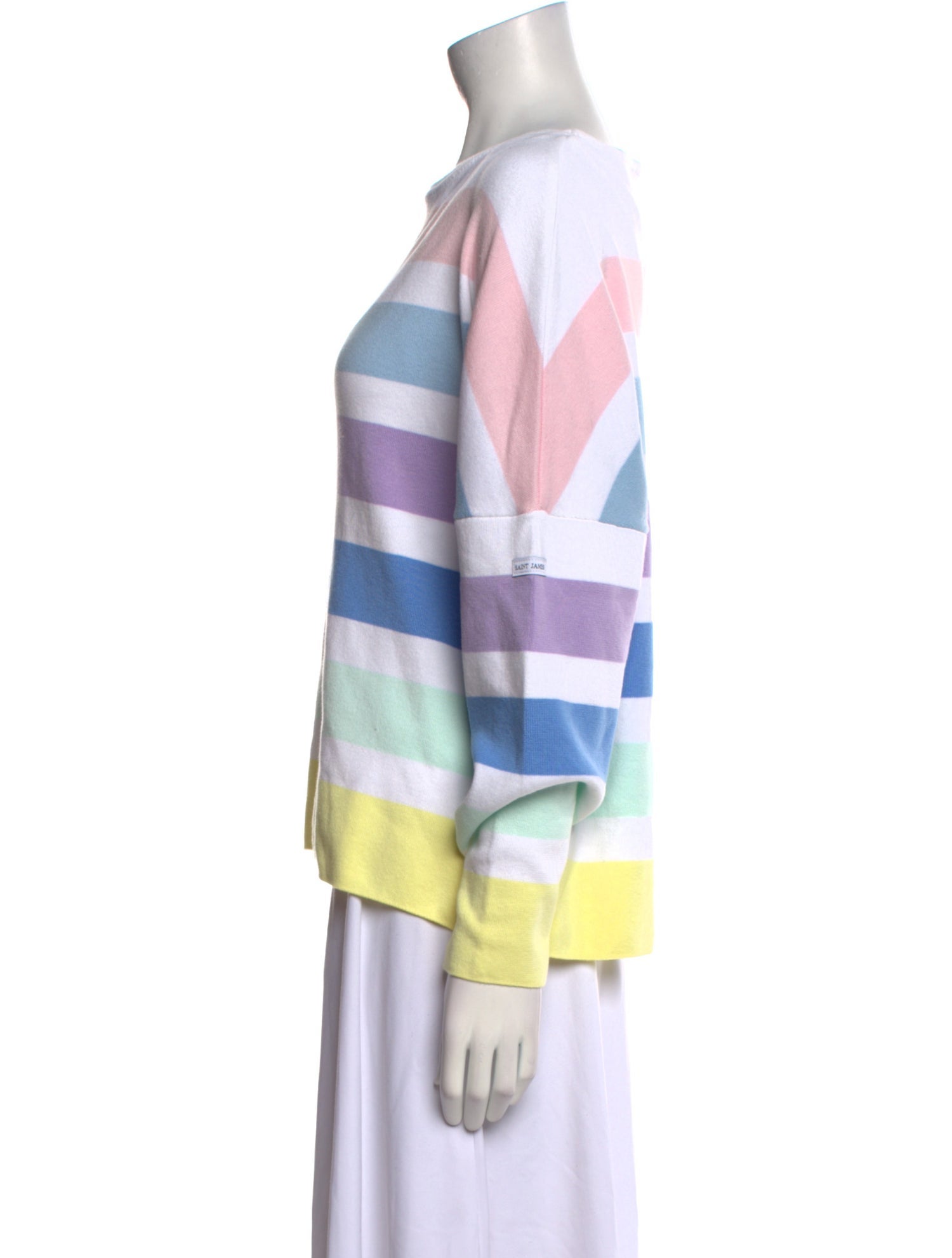 Saint James Striped Bateau Neckline Sweater w/ Tags