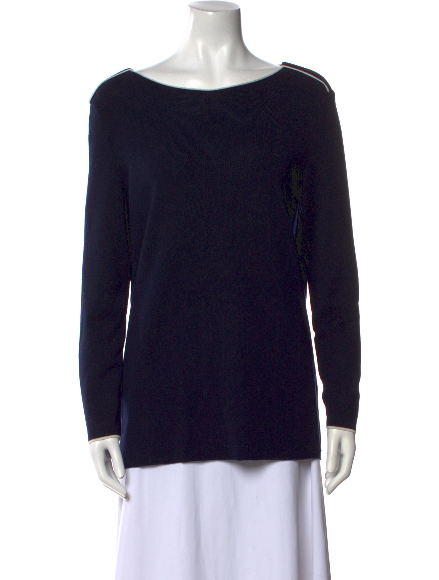 Saint James Wool Bateau Neckline Sweater