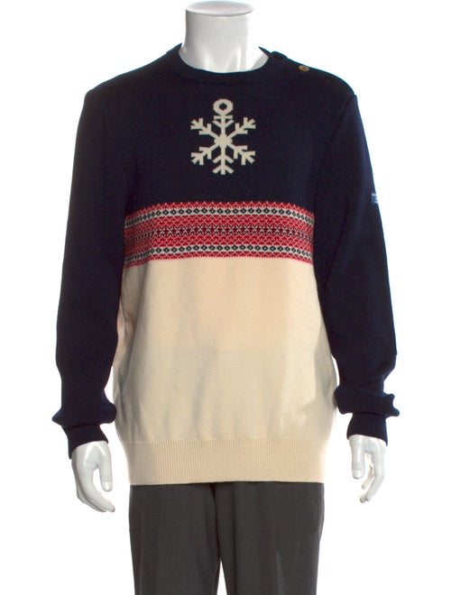 Saint James Wool Graphic Print Pullover