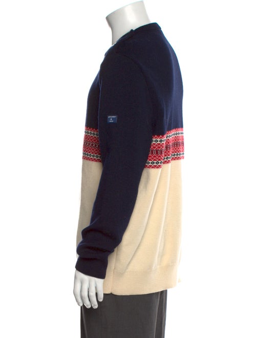 Saint James Wool Graphic Print Pullover