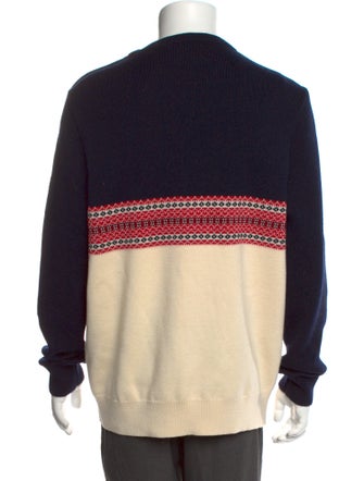 Saint James Wool Graphic Print Pullover